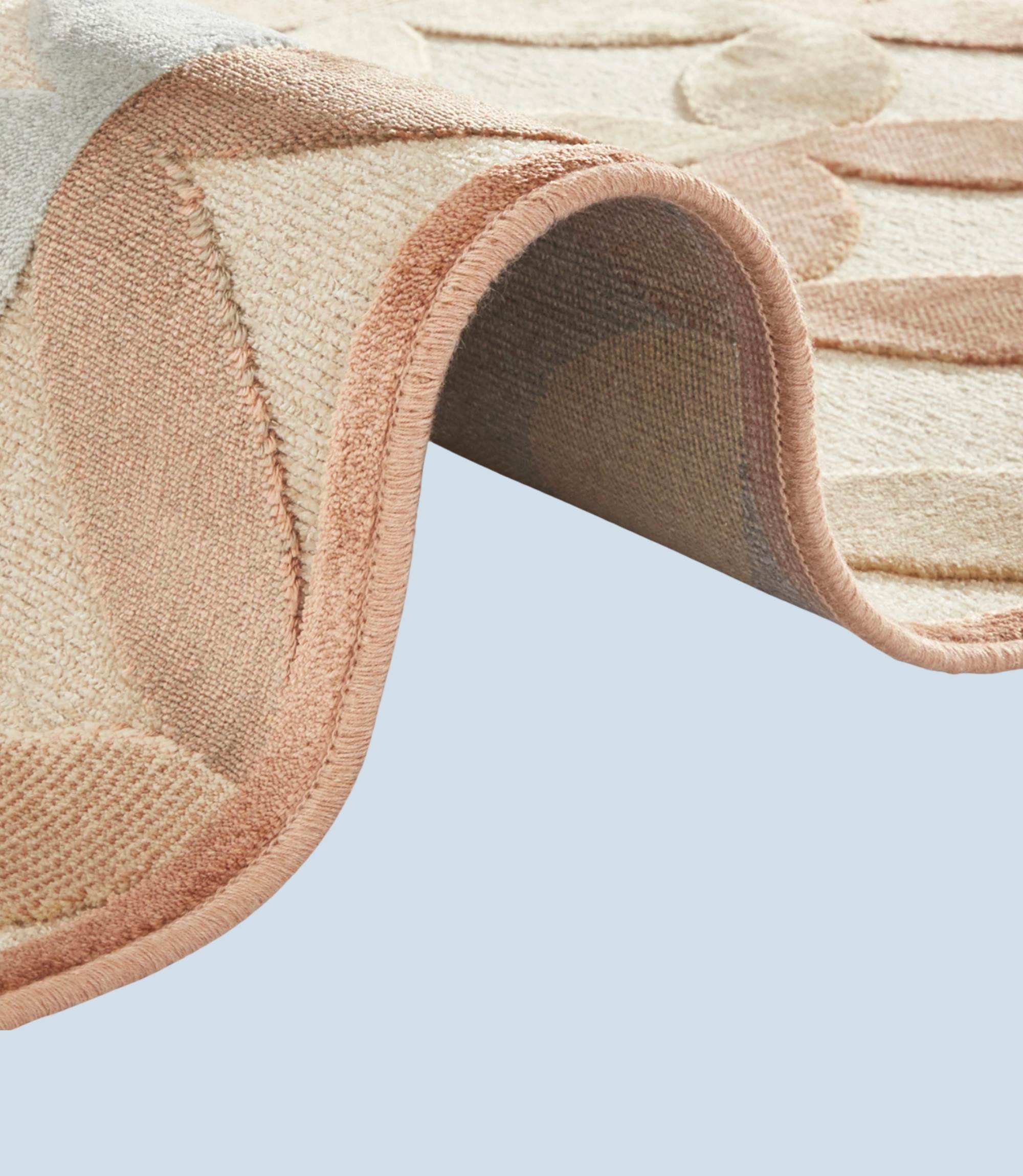 Teppich Viskose Creme