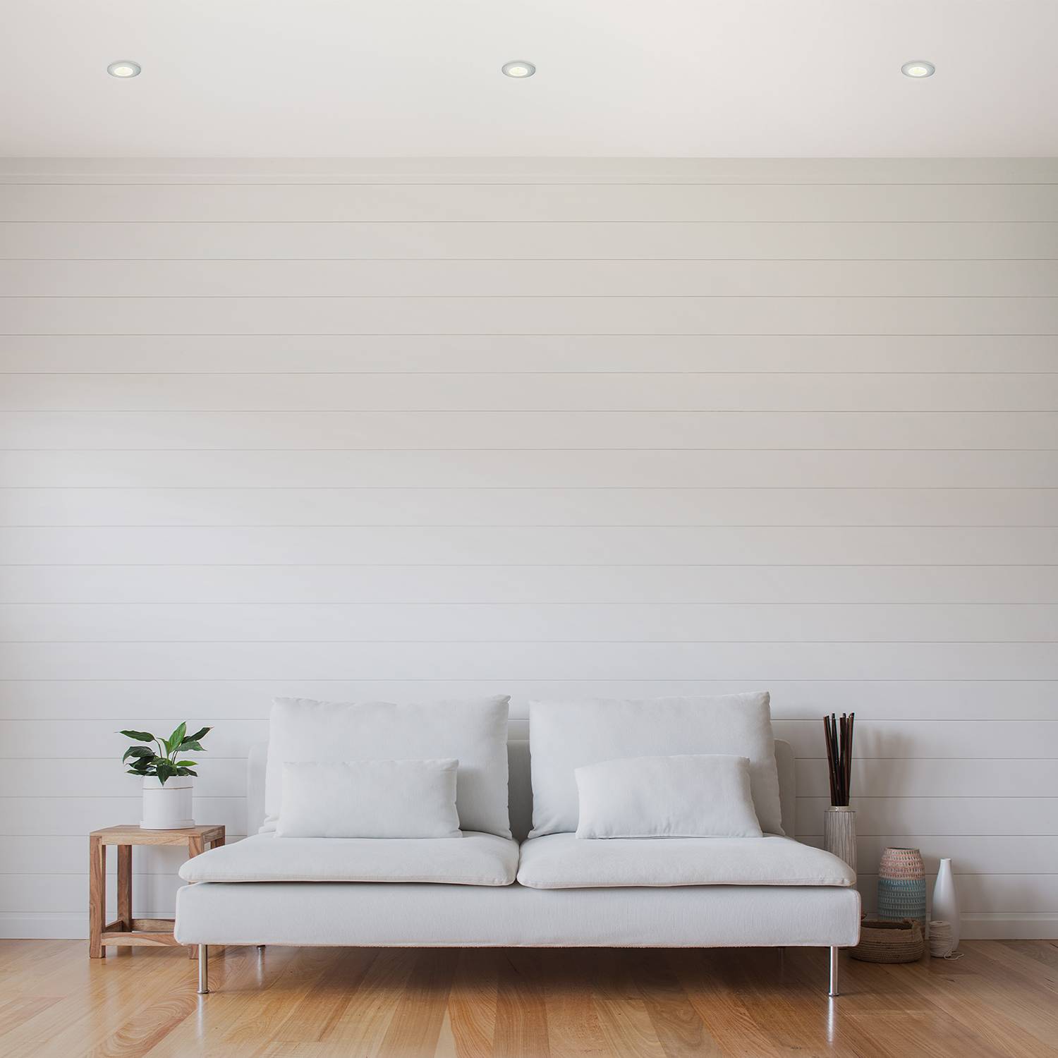 Attach One LED Recessed Light Silver