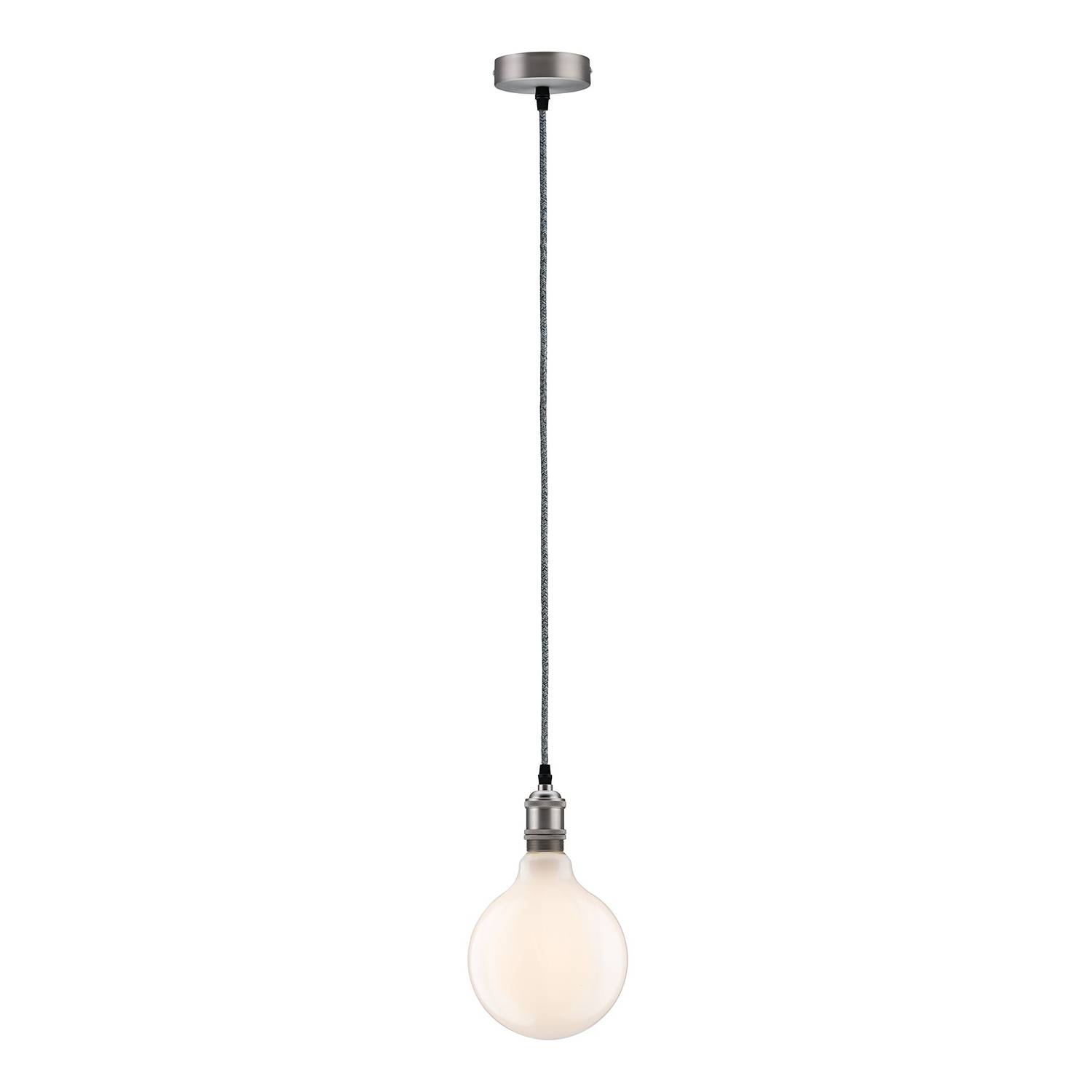 Eldar III pendant light Aluminum blended fabric 1-bulb