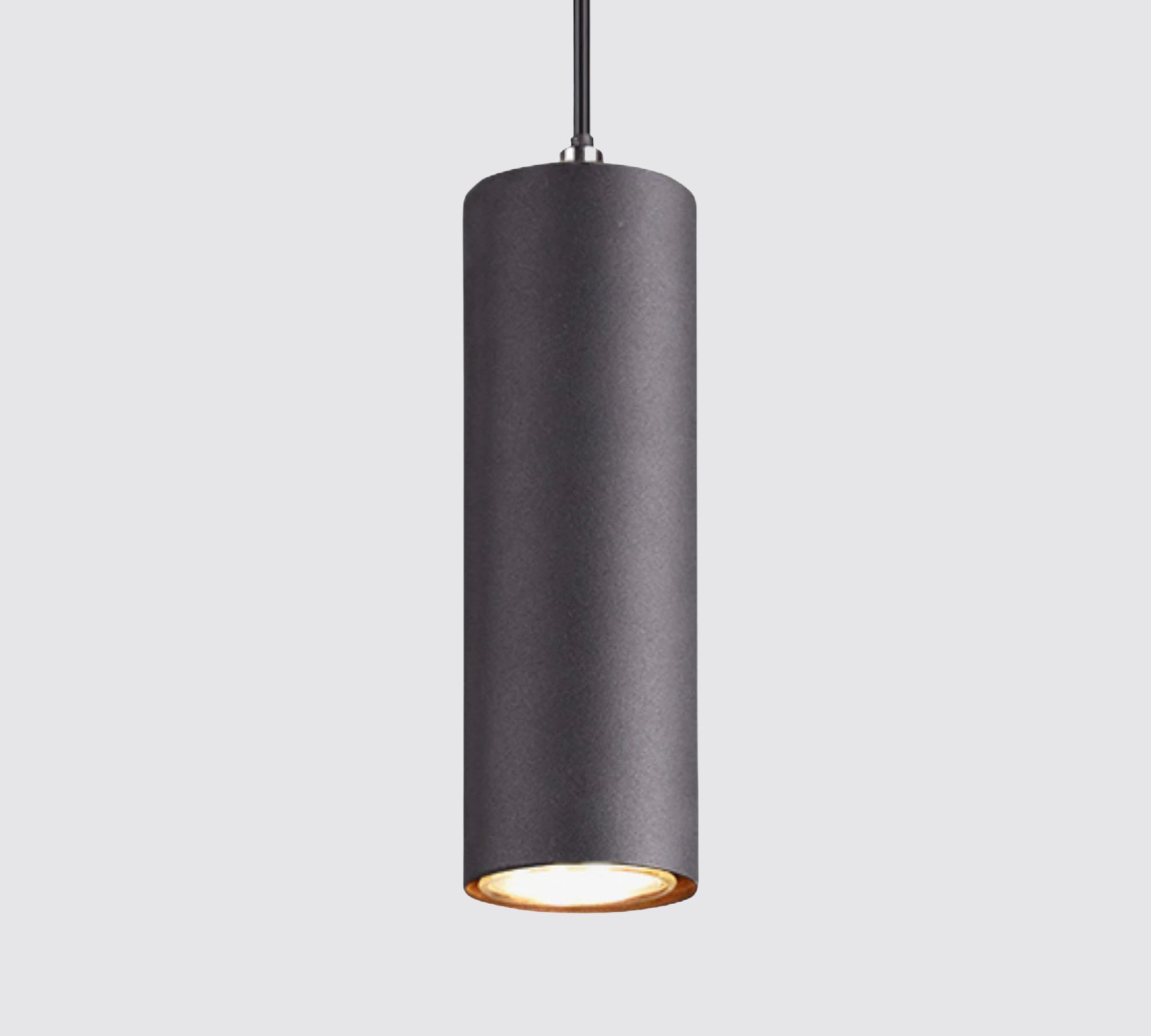 Pendant lamp Marley I Iron 1-bulb Black