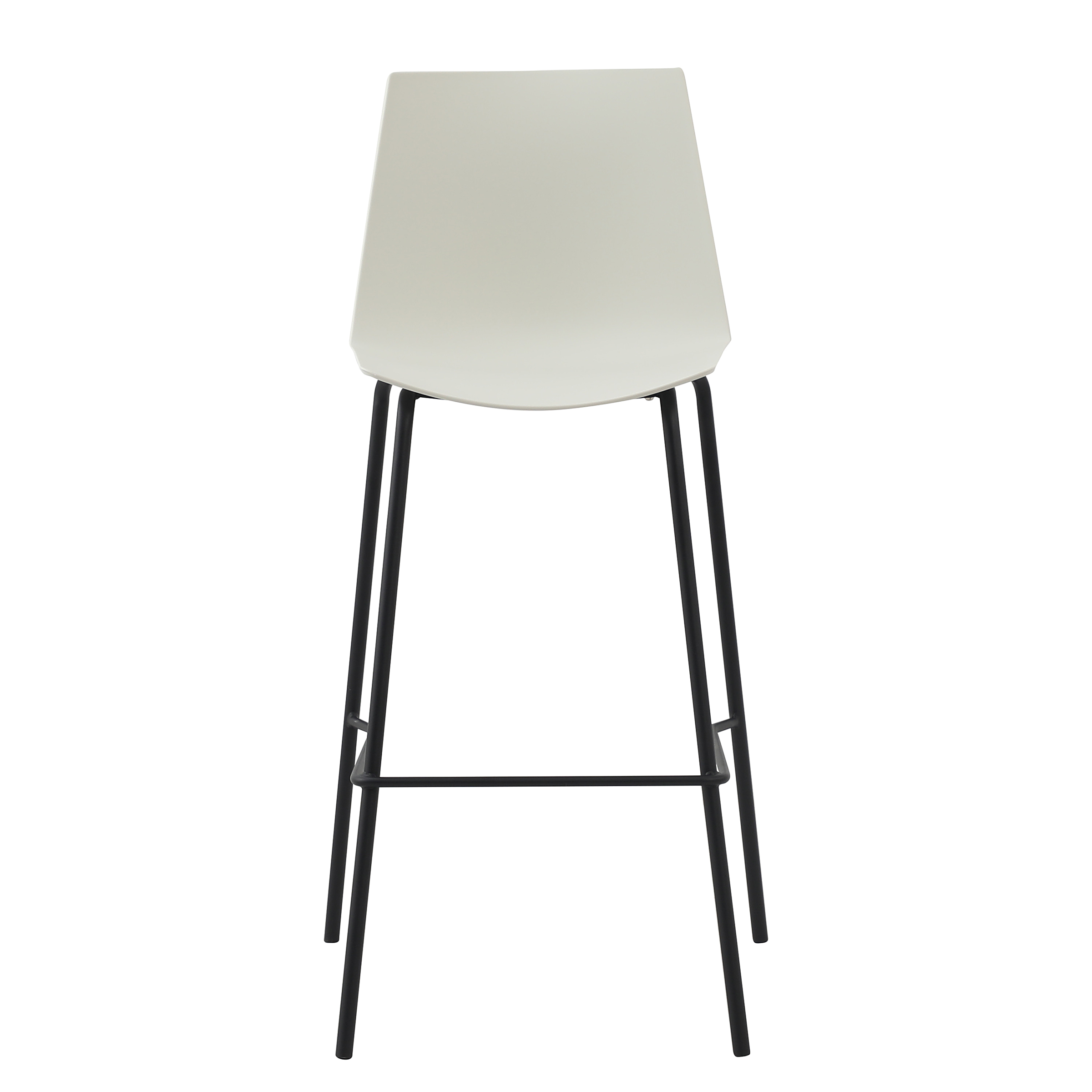 Bar stool ALLEEN Set of 2 White