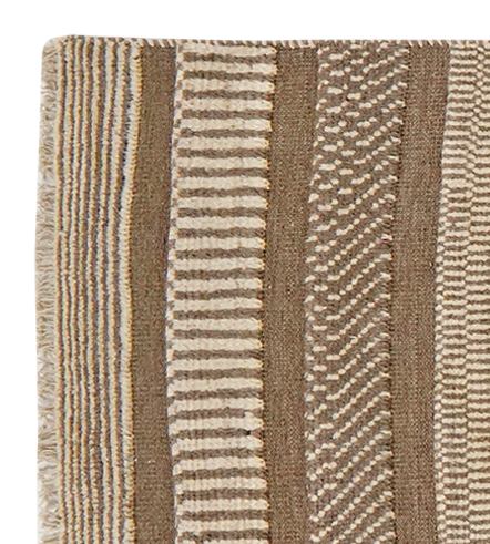 Gabbeh Teppich Wolle Beige