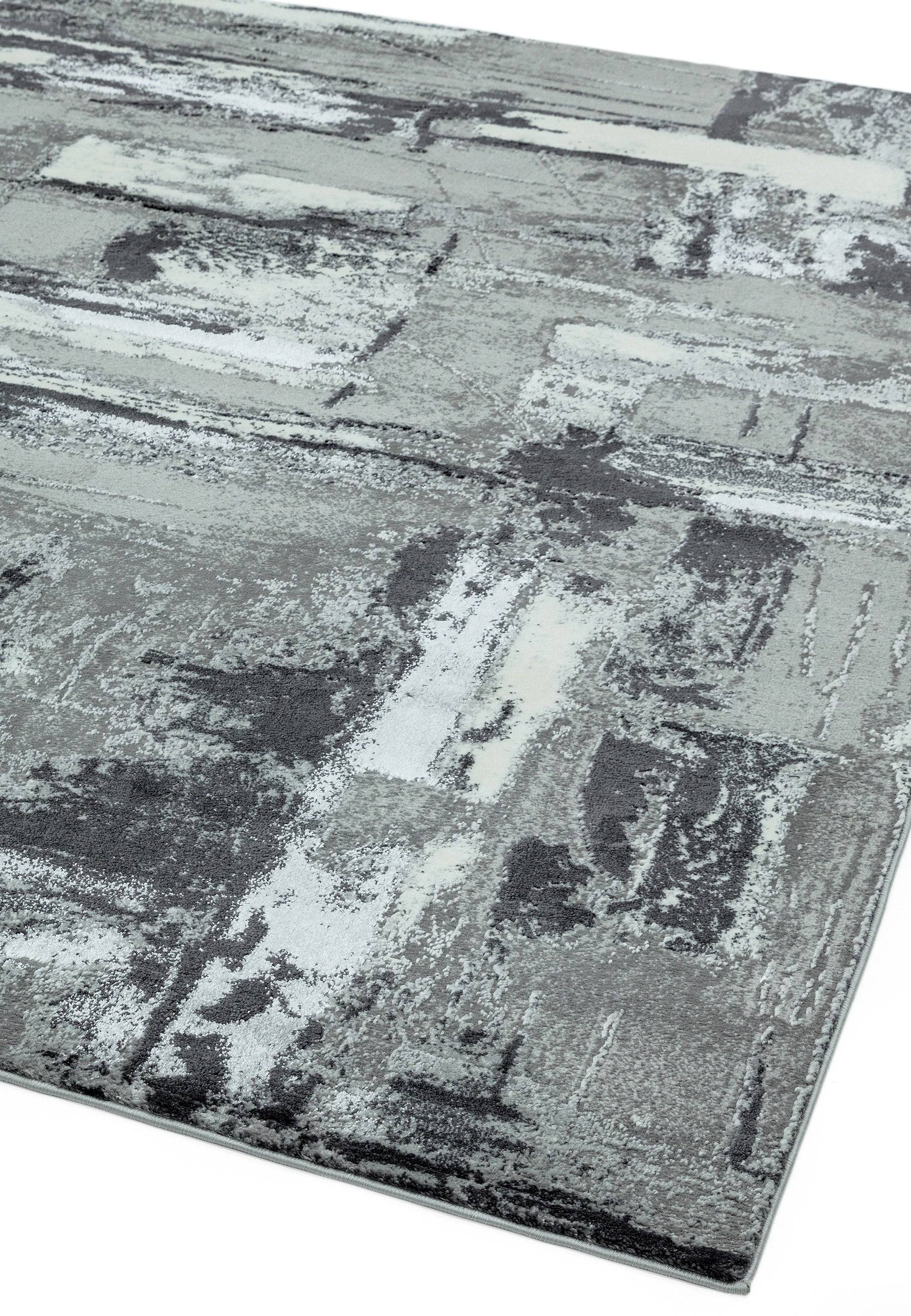 Orion Grey Metallic Carpet 160x230cm