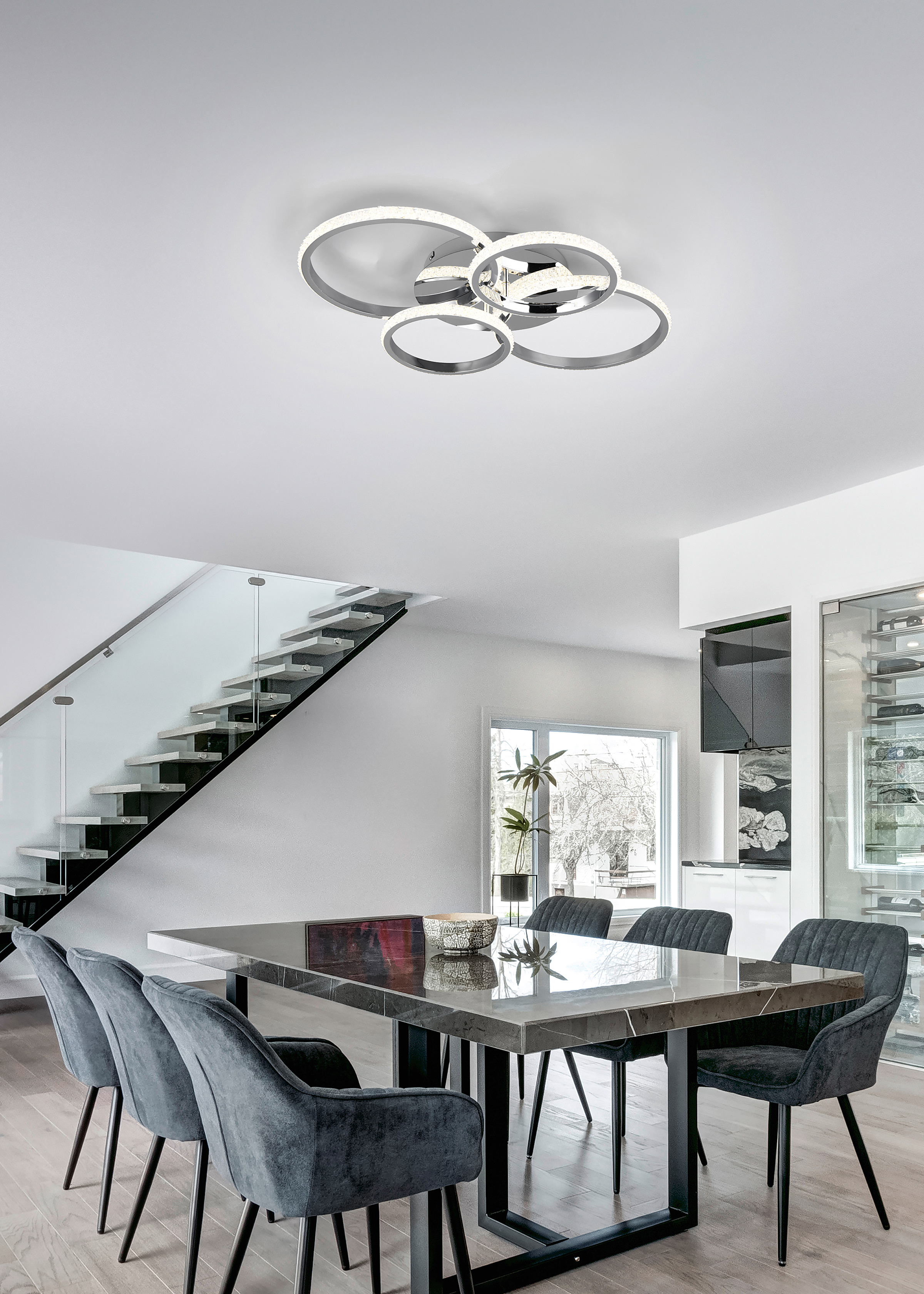 Cires LED-Deckenleuchte Eisen 1-flammig