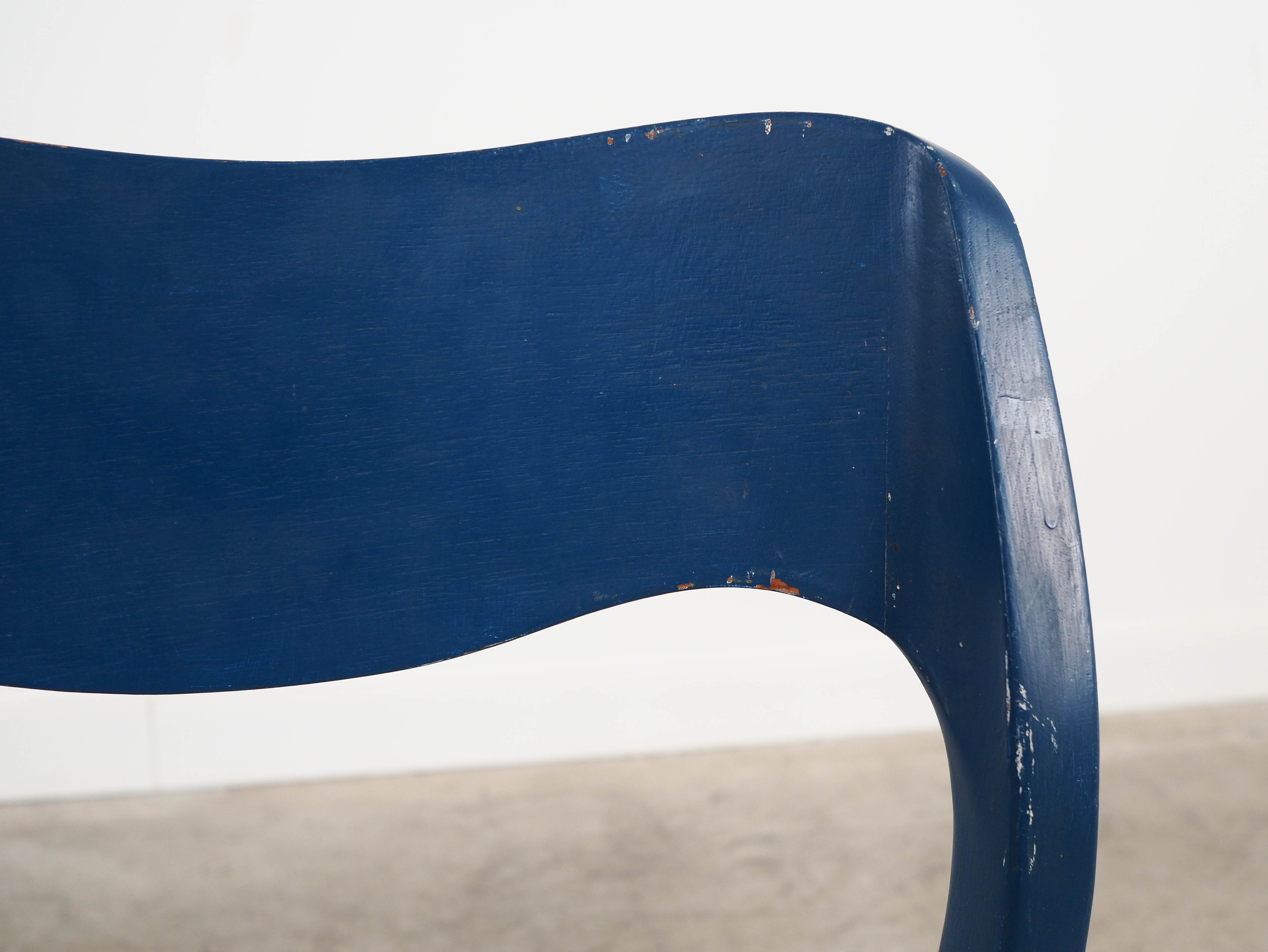 Blue Teak Chair 1960s