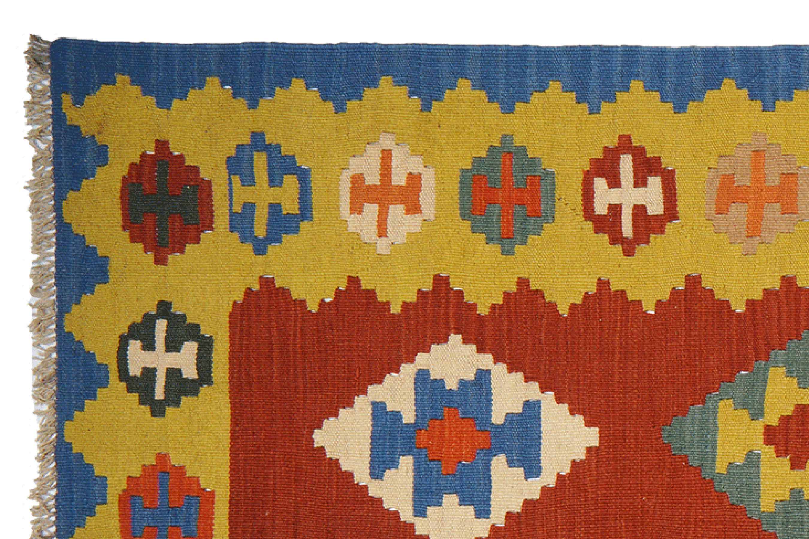 Kilim Gashgai Teppich Mehrfarbig