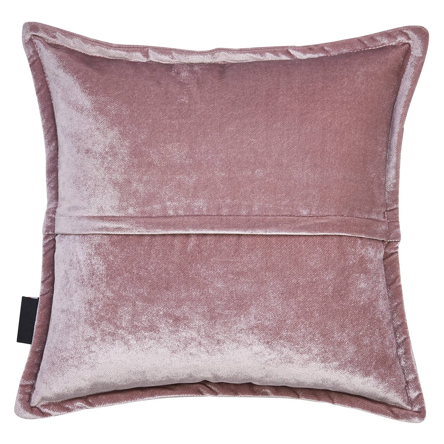 Glam Cushion cover Mixed fabric Mauve