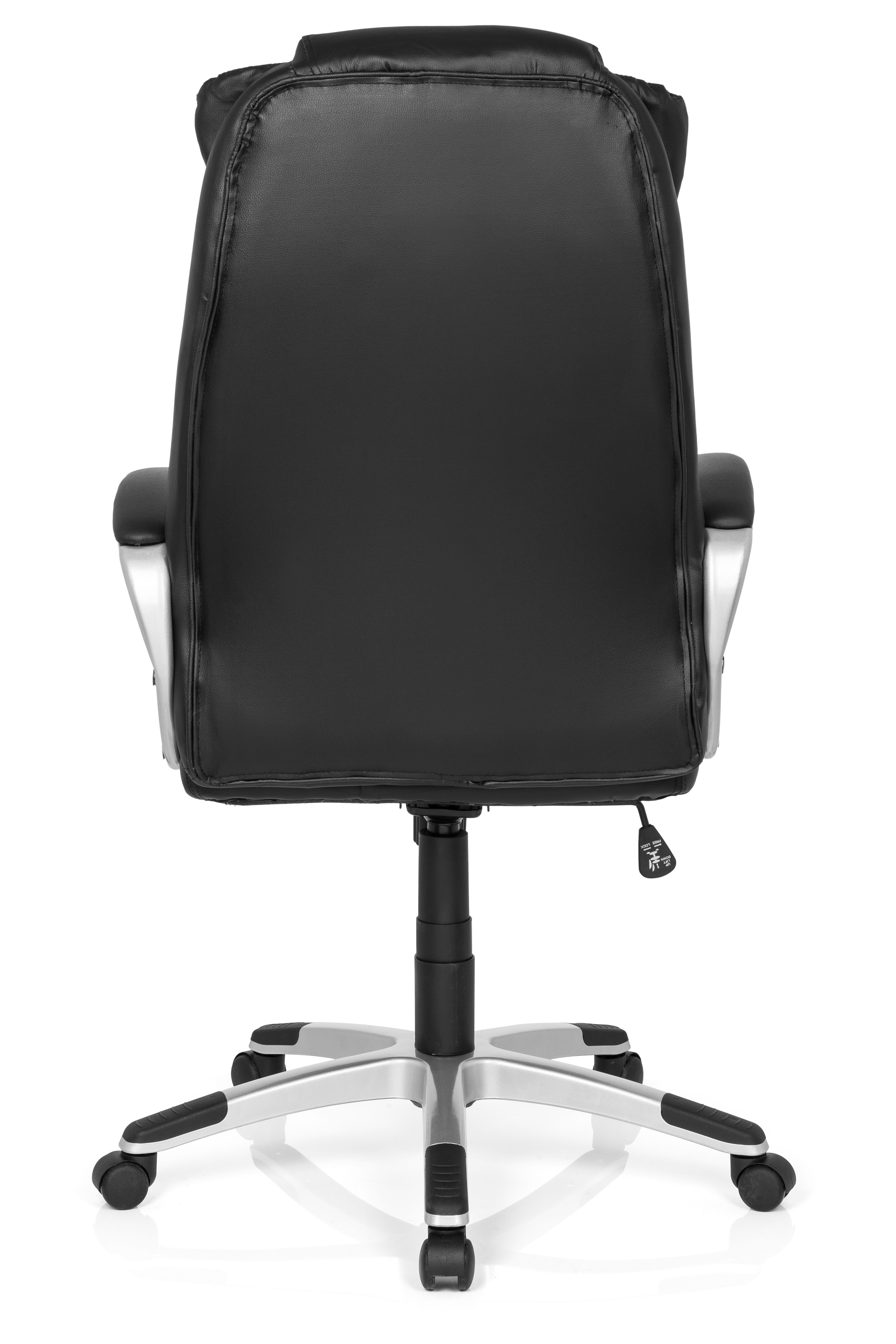 Poltrona direzionale ecopelle nero