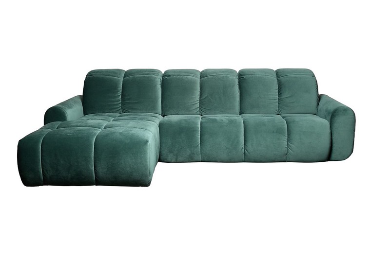 Valrossen Schlafsofa Samt Smaragdgrün