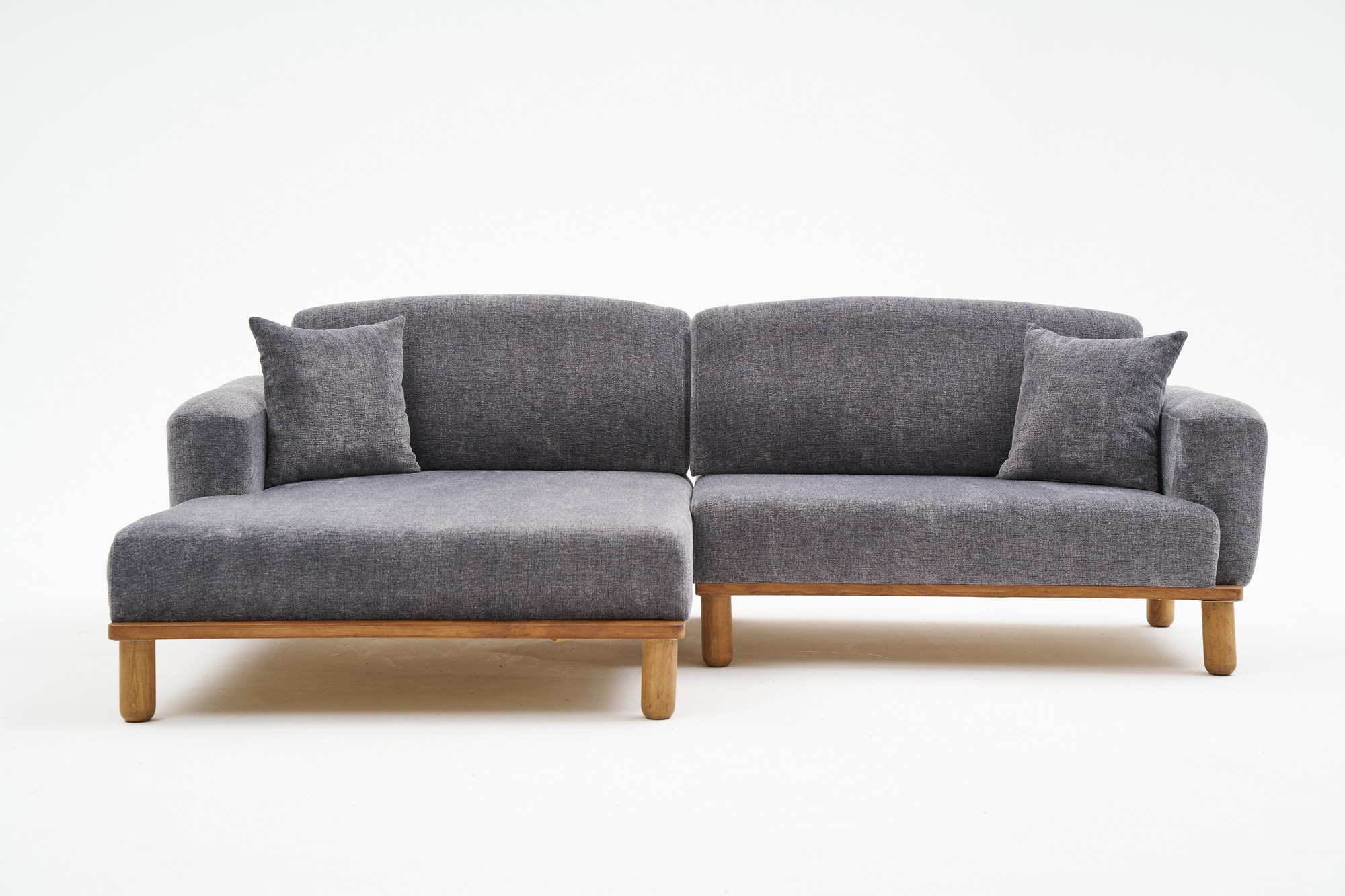 Rens Sofa Récamiere Links Grau