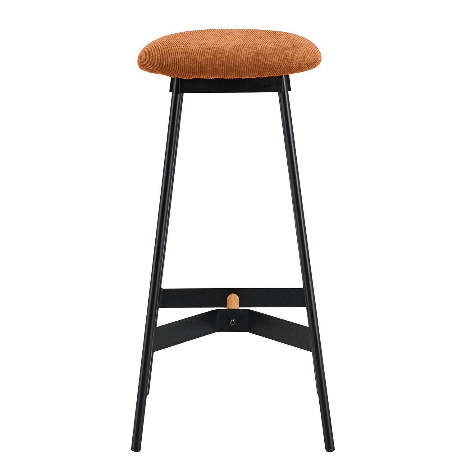 Barhocker Pirmil Cordstoff Rost