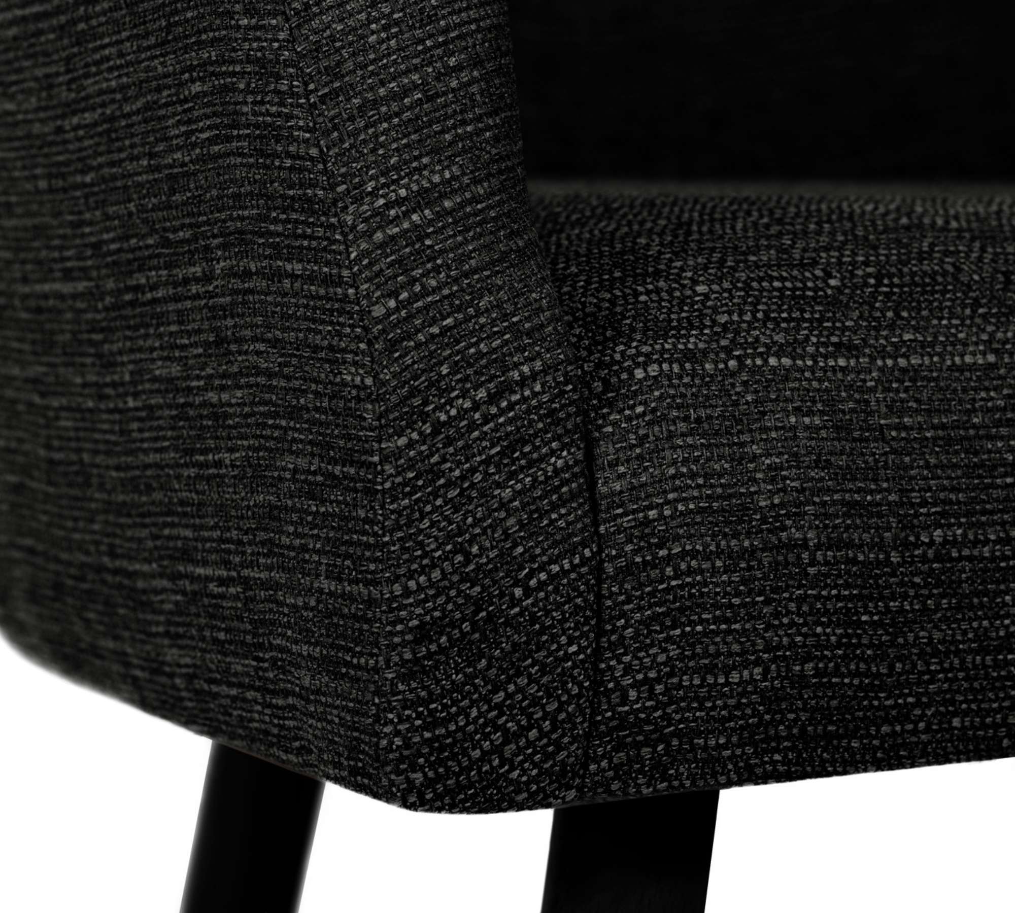 2x Armlehnstuhl Billie Schwarz