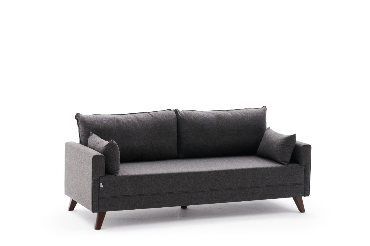 Bella Sofa 3-Sitzer Anthrazit