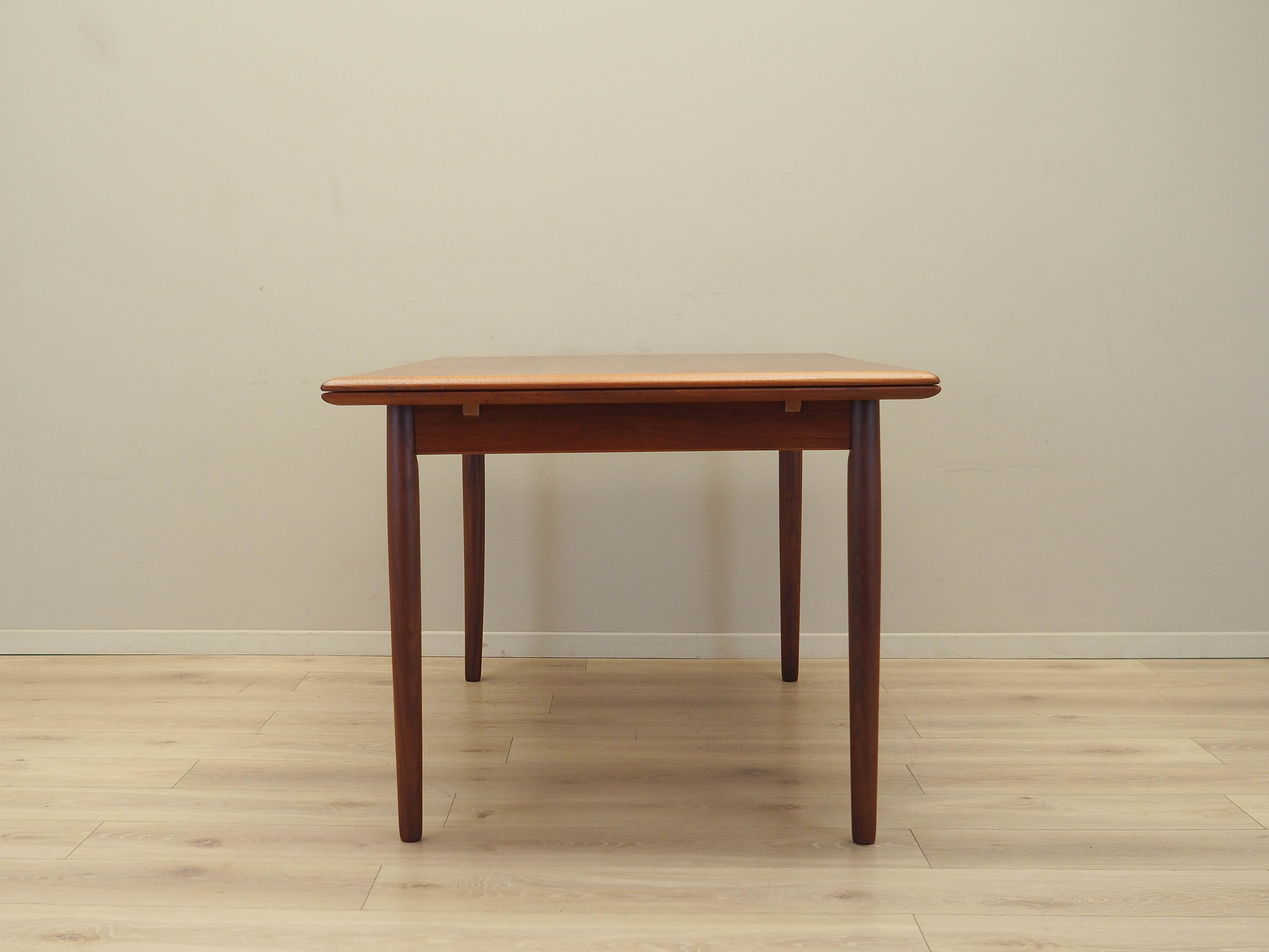 Teak table brown 1970s