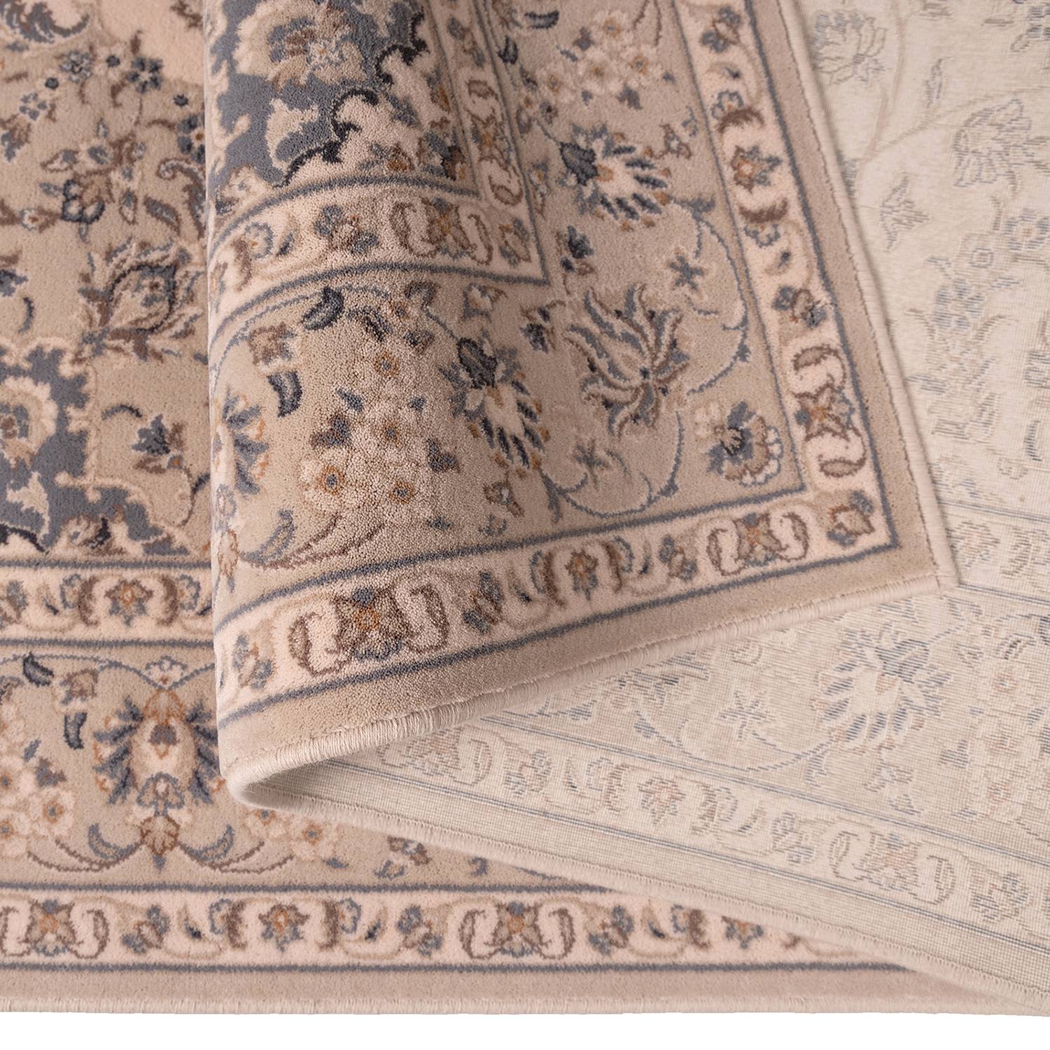 Floresti 7335 Teppich Schurwolle Creme 80 x 150 cm