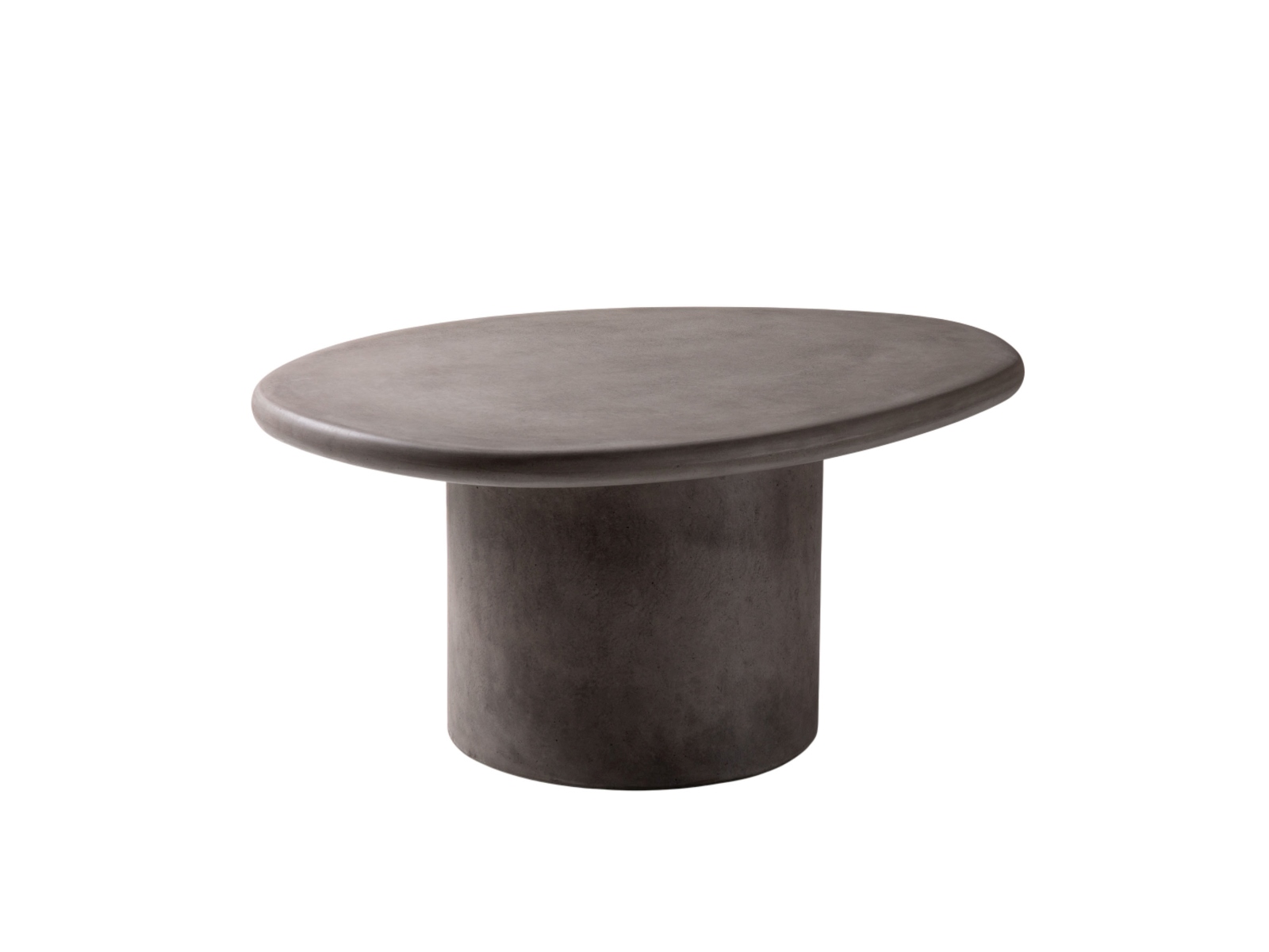 Tavolino da salotto Daria grigio pietra 85x61x40 cm