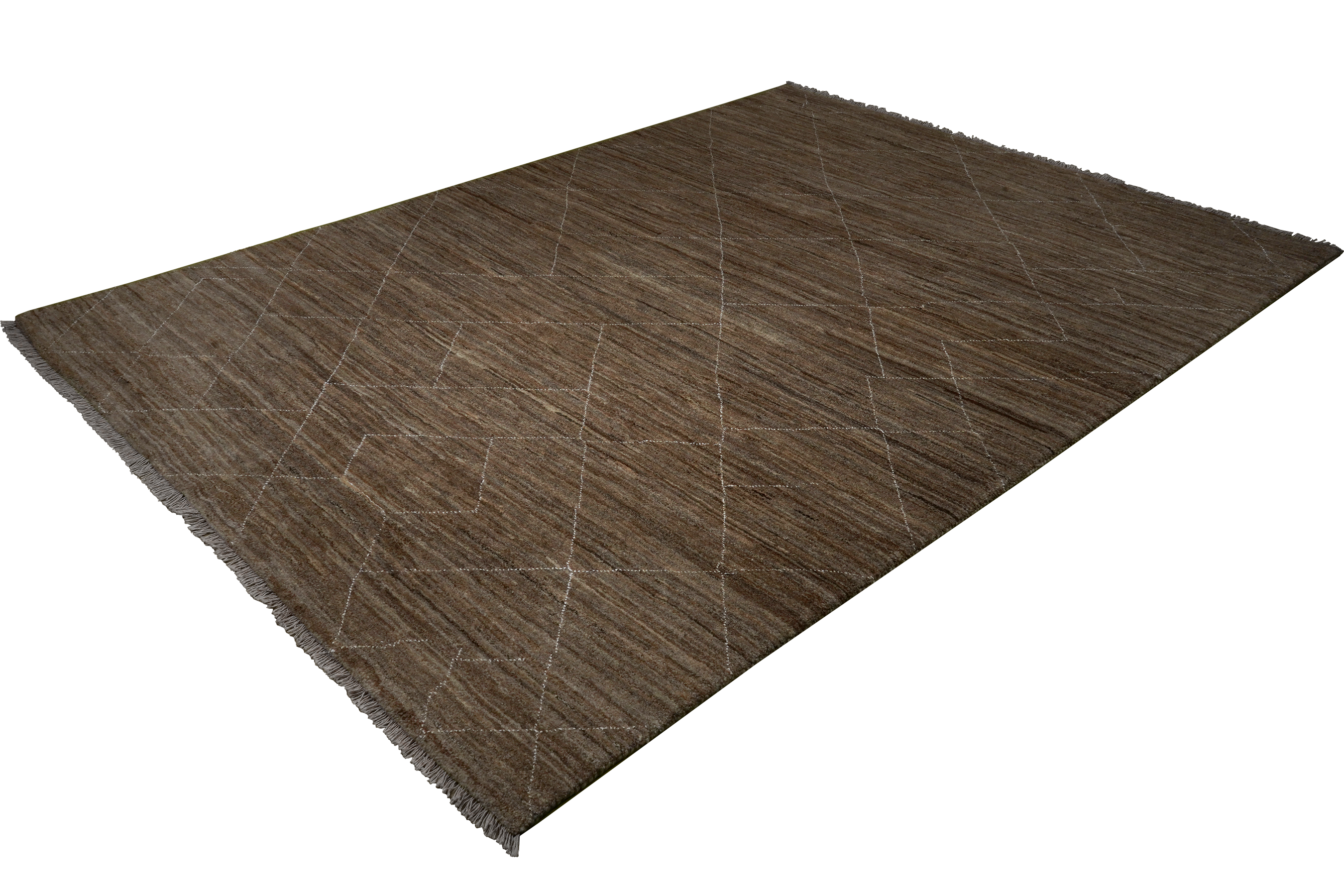 Gabbeh Basi Carpet Wool Brown