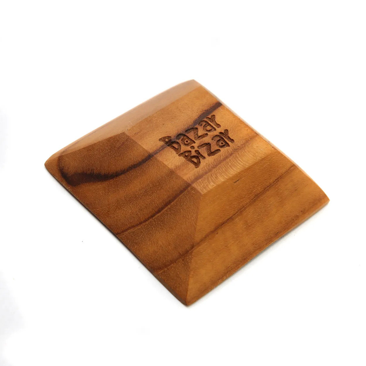 Salt dish Teak wood Brown