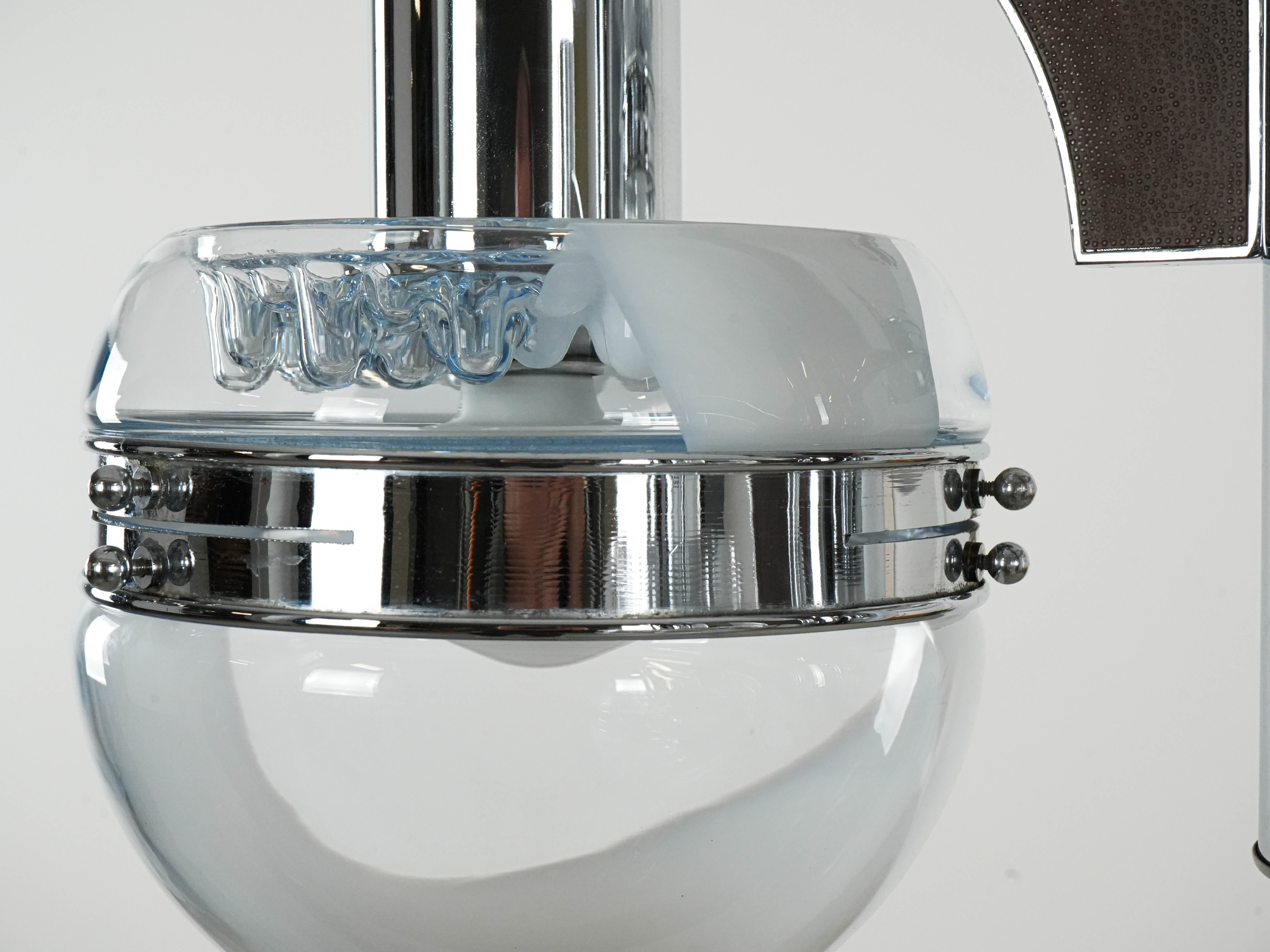 Space Age Chandelier Murano Glass 1970s