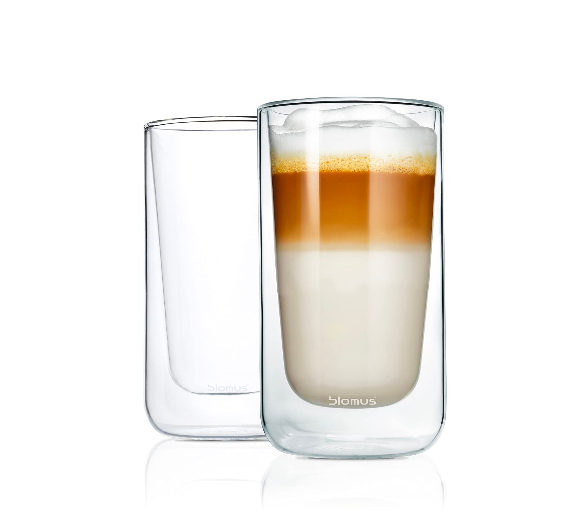 2x Nero Latte Macchiato Glas