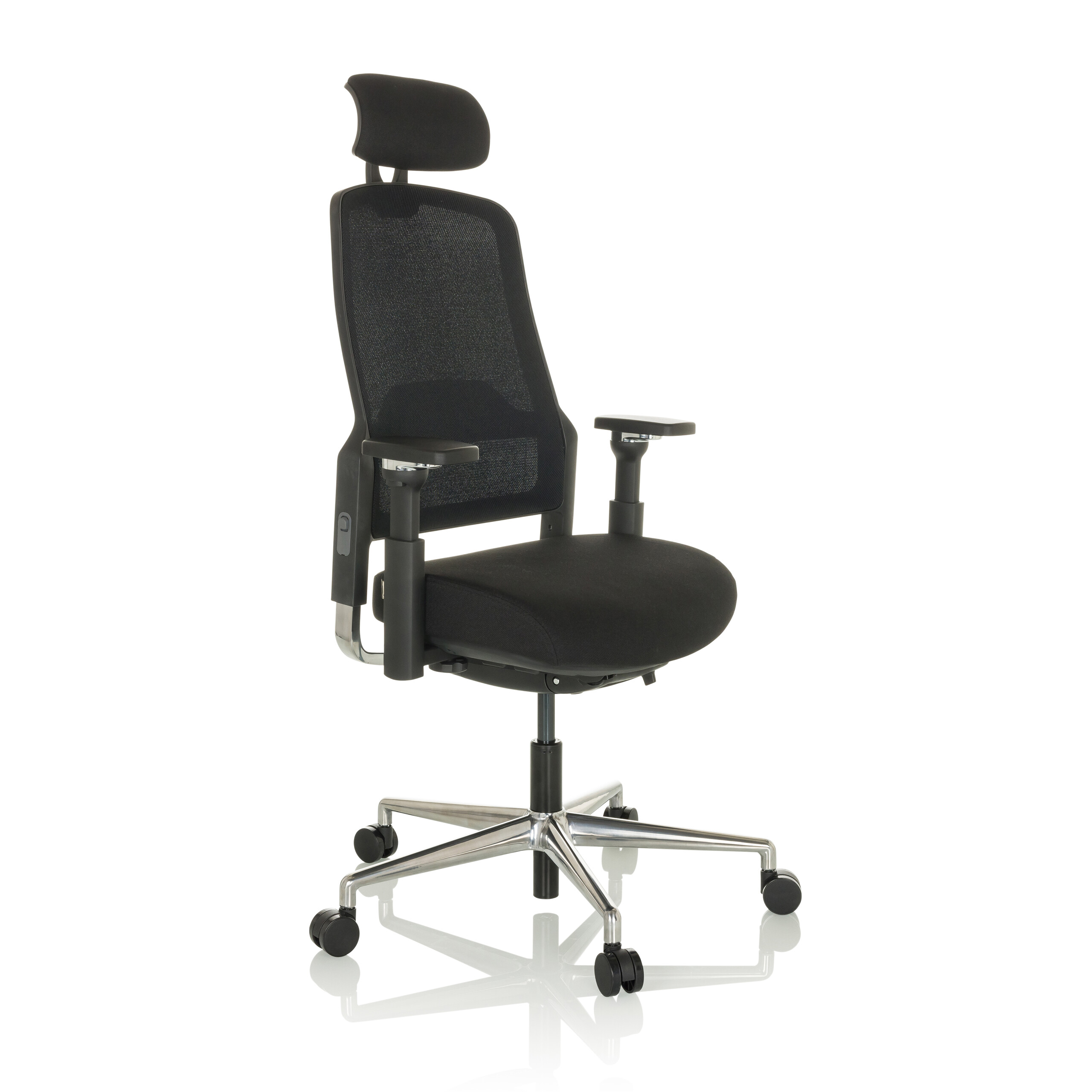 TERARO AX Bürostuhl Netzstoff Schwarz
