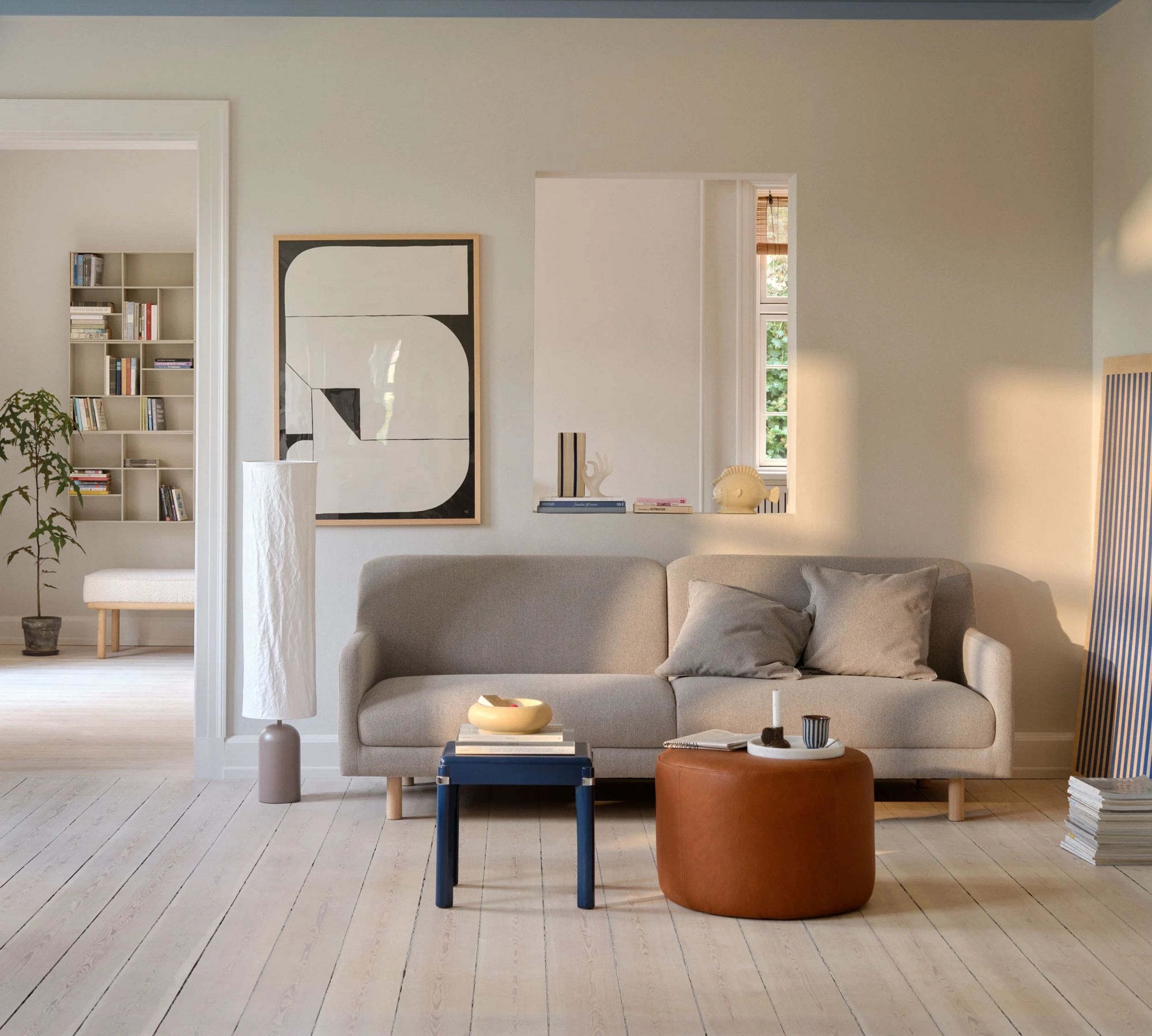 Landon Sofa 3-Sitzer Agnes Brown