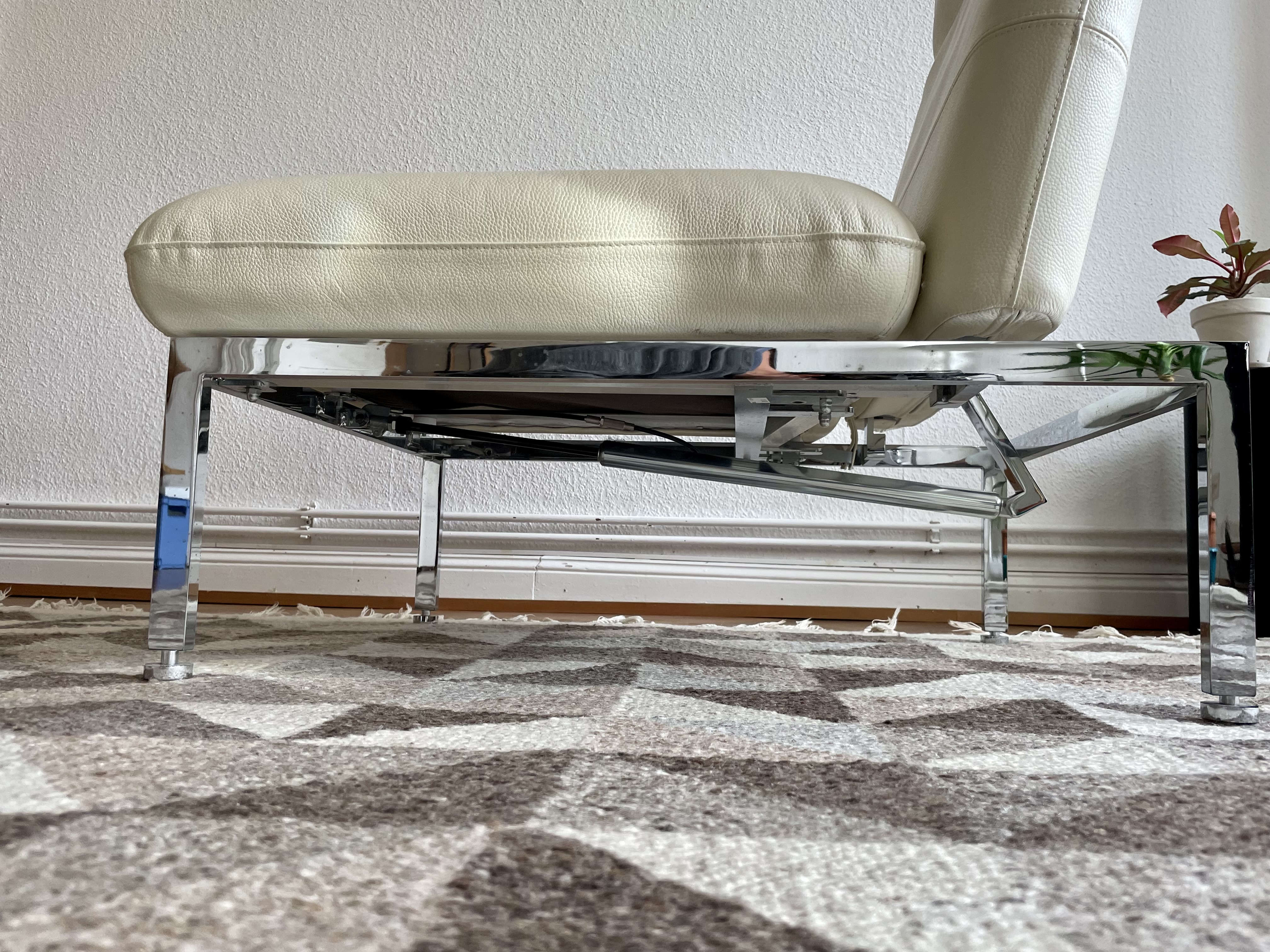 2x Roro Sessel Leder Creme