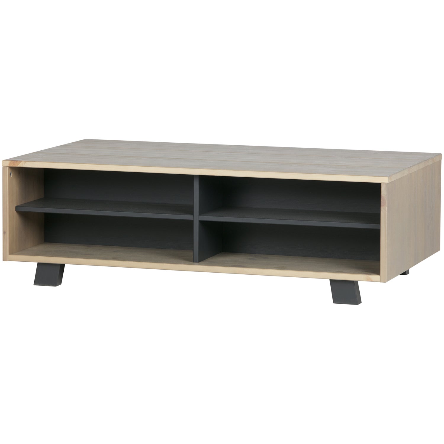 Derby Couchtisch Holz Grau