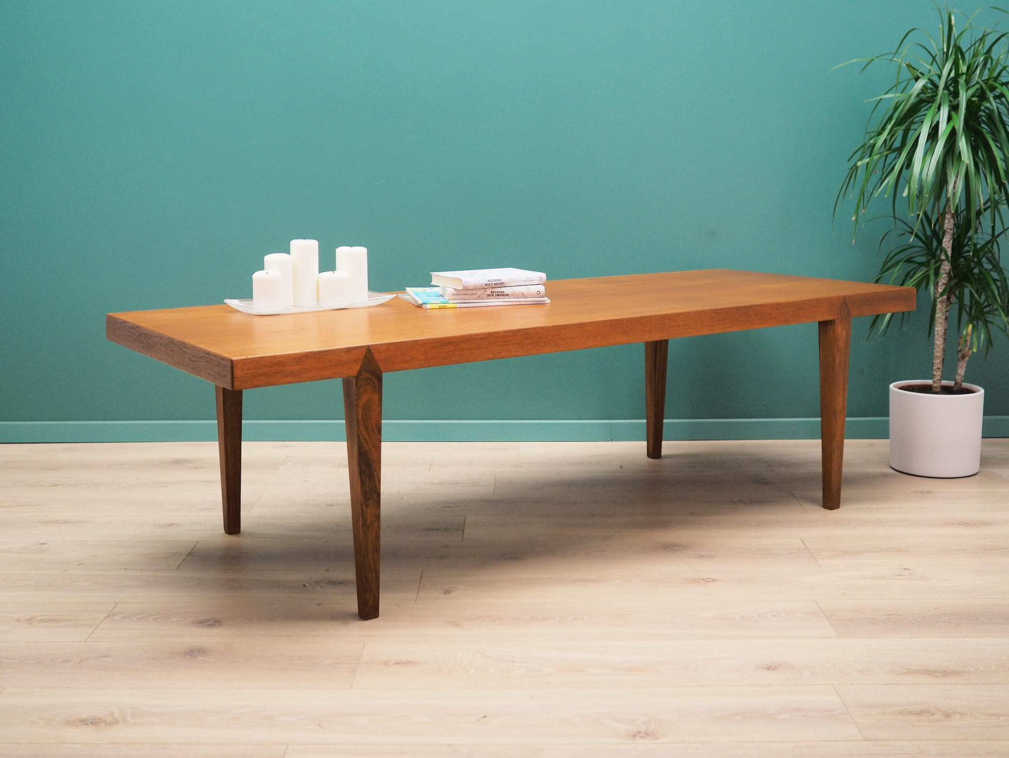 Bank Teak Holz Holz Braun 1970er Jahre
Bench Teak wood Wood Brown 1970s