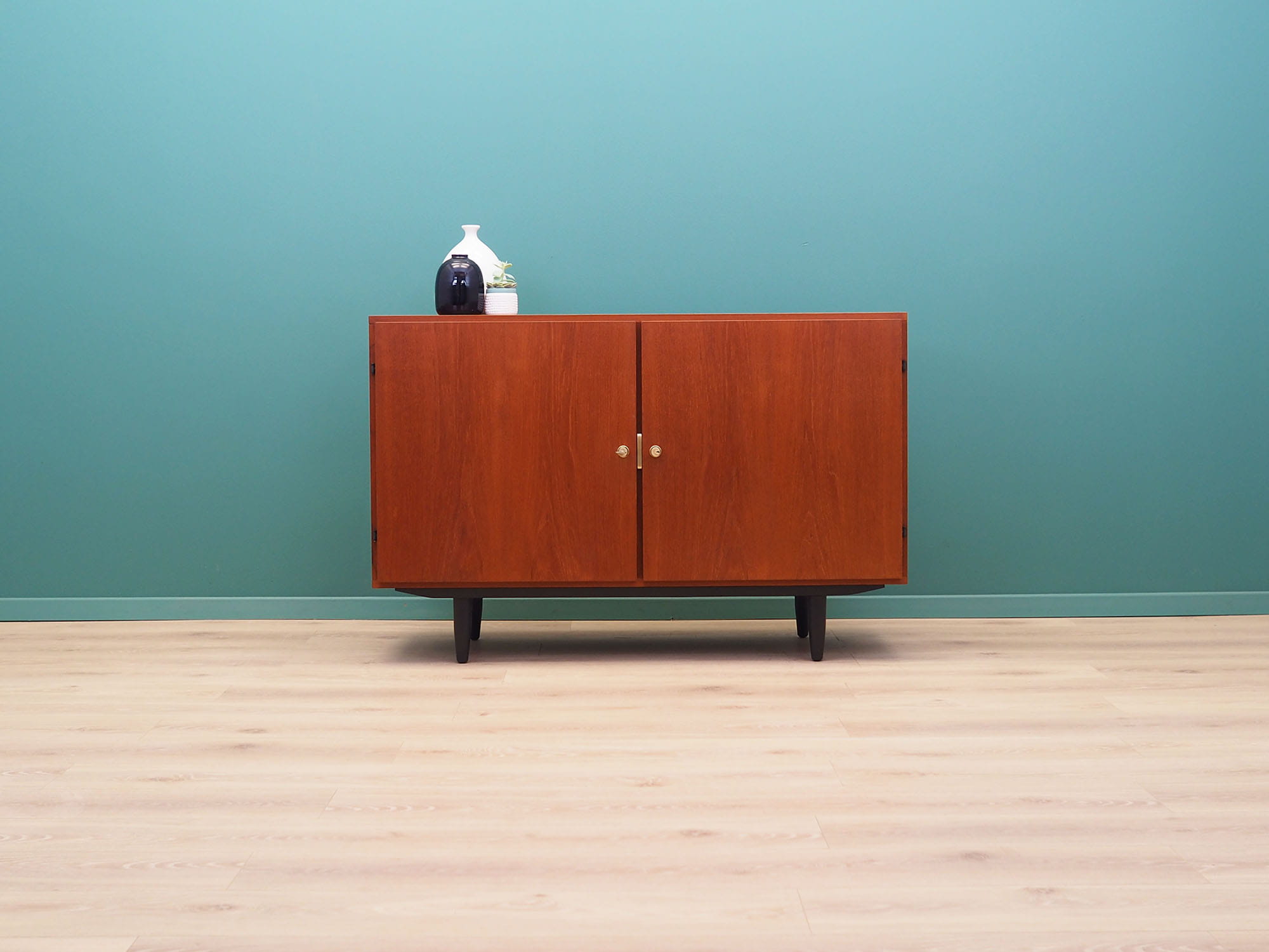 Vintage cabinet teak brown 1970s