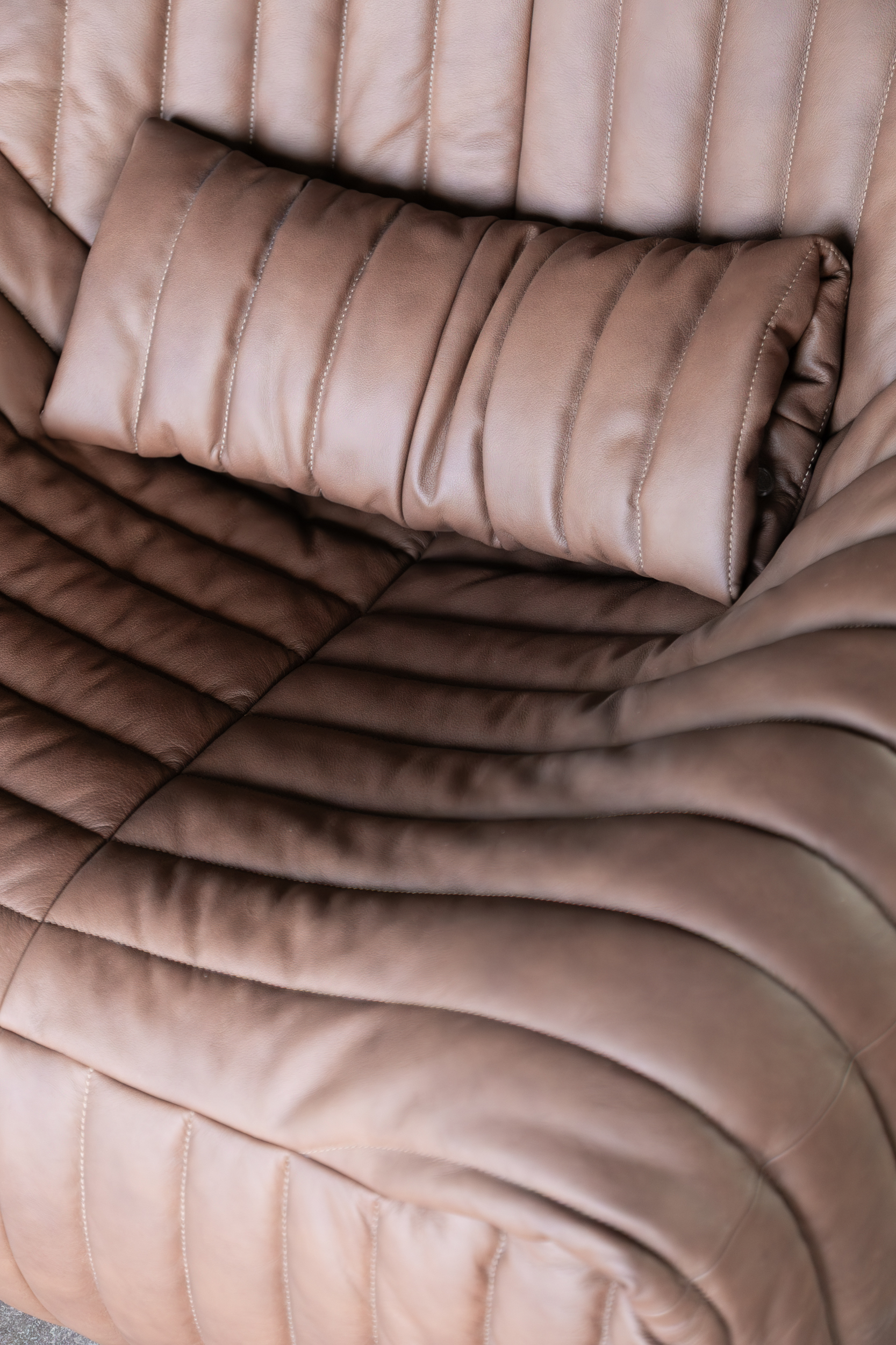 Sandra Poltrona Pelle liscia Folk Brown