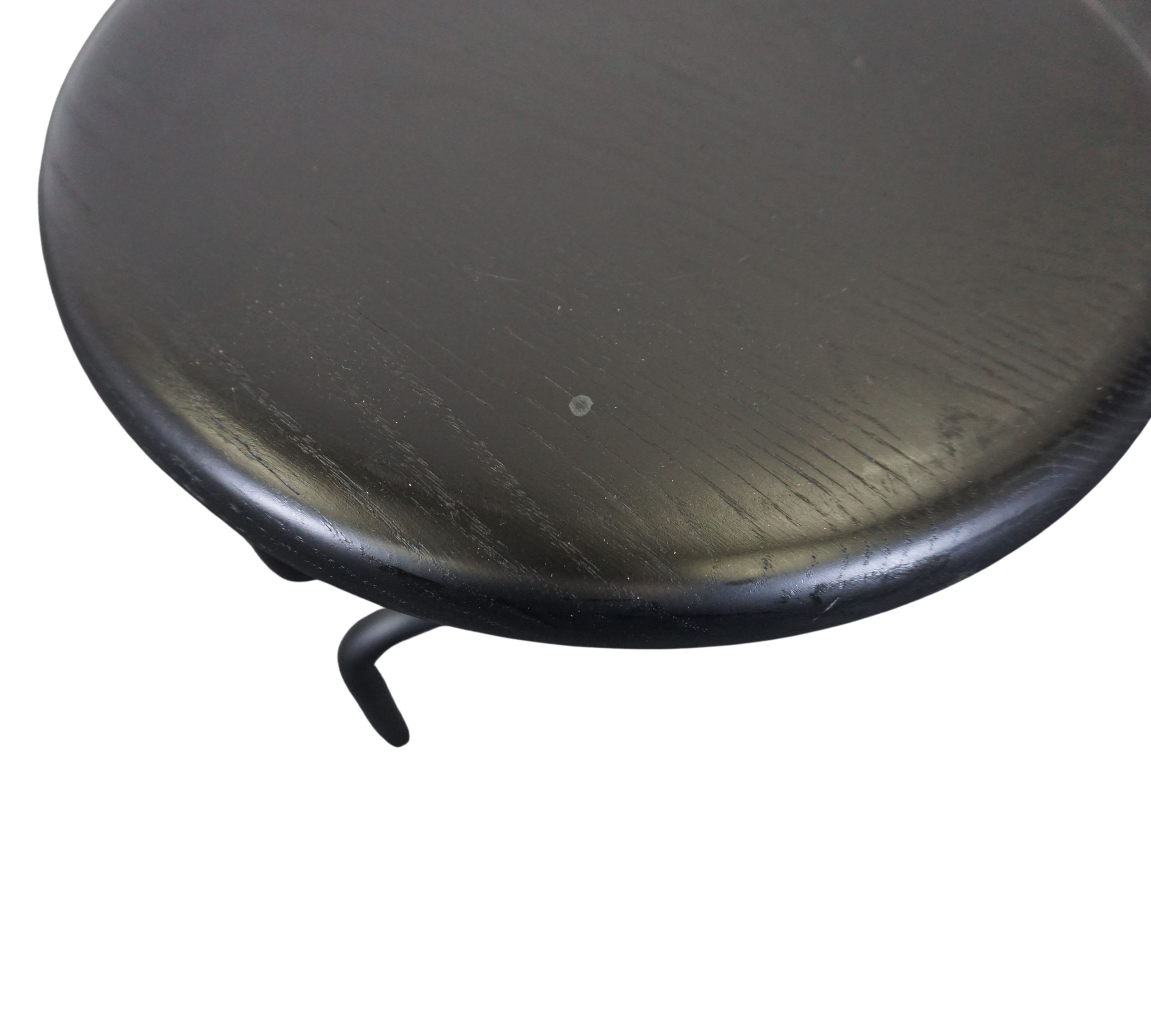 Blend Hocker Eiche Schwarz