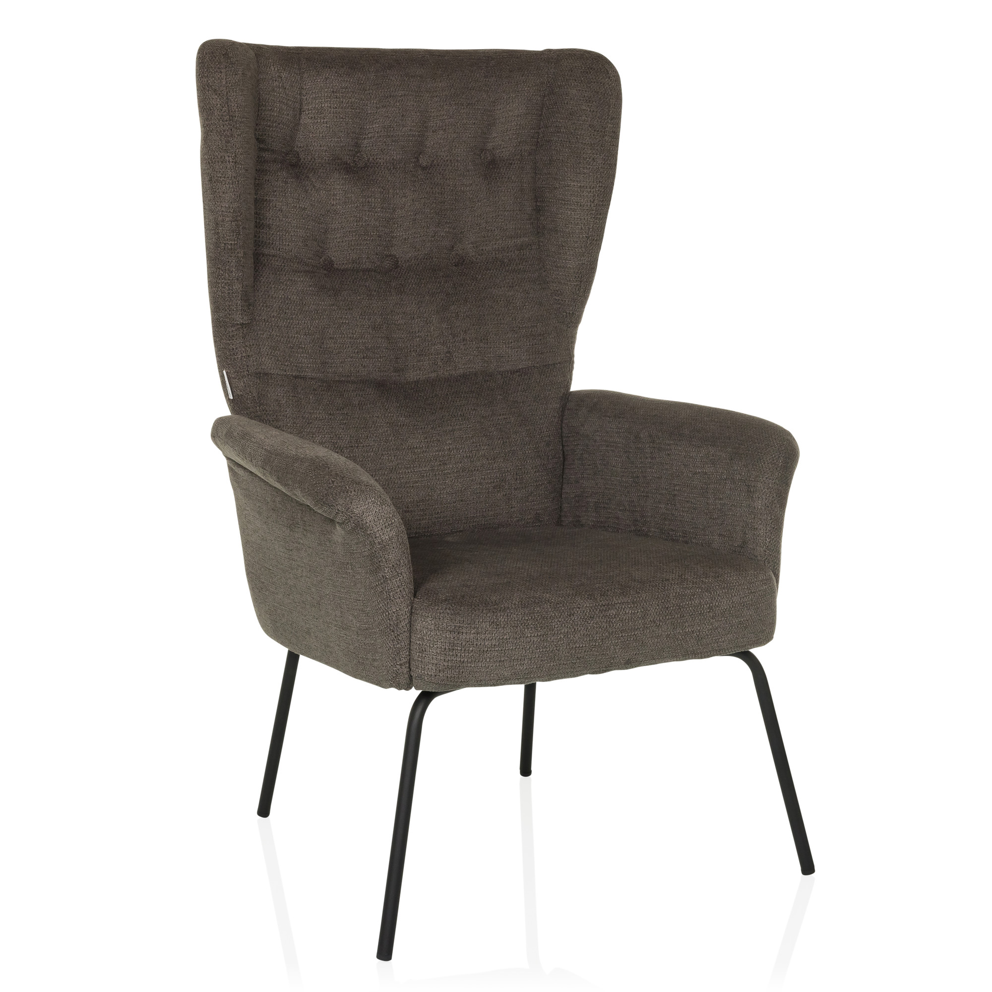 Havenio Armchair Fabric Dark Grey
