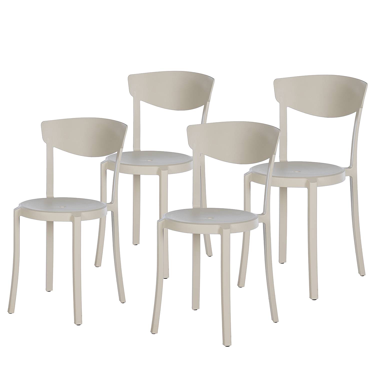 4x Esszimmerstuhl Claras Beige