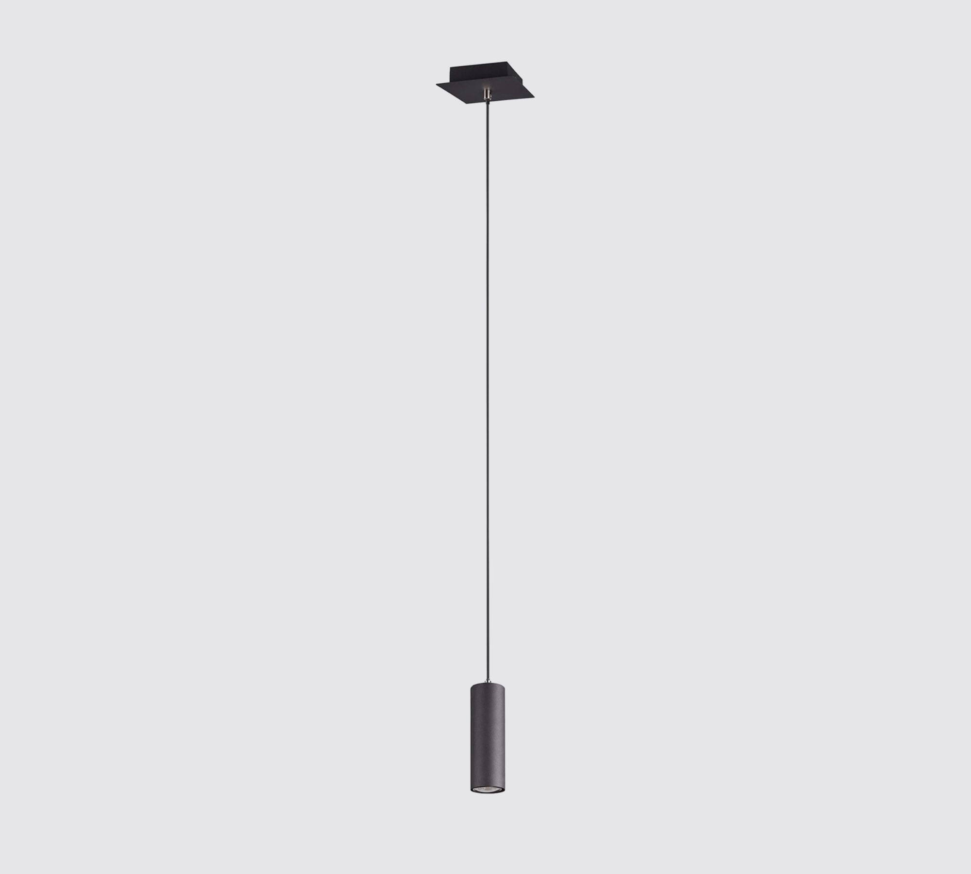 Pendant lamp Marley I Iron 1-bulb Black