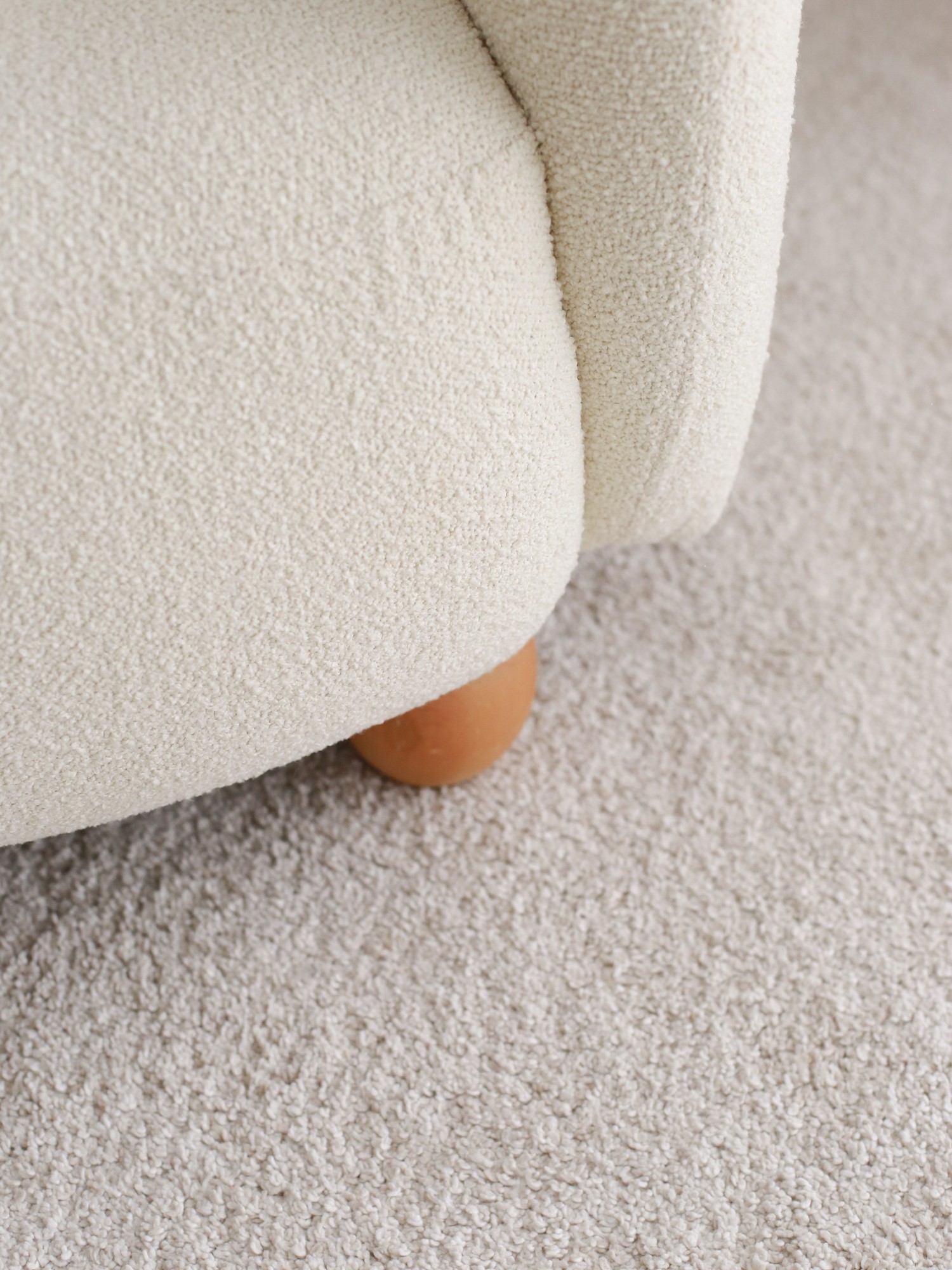 Elephant Armchair Textile White