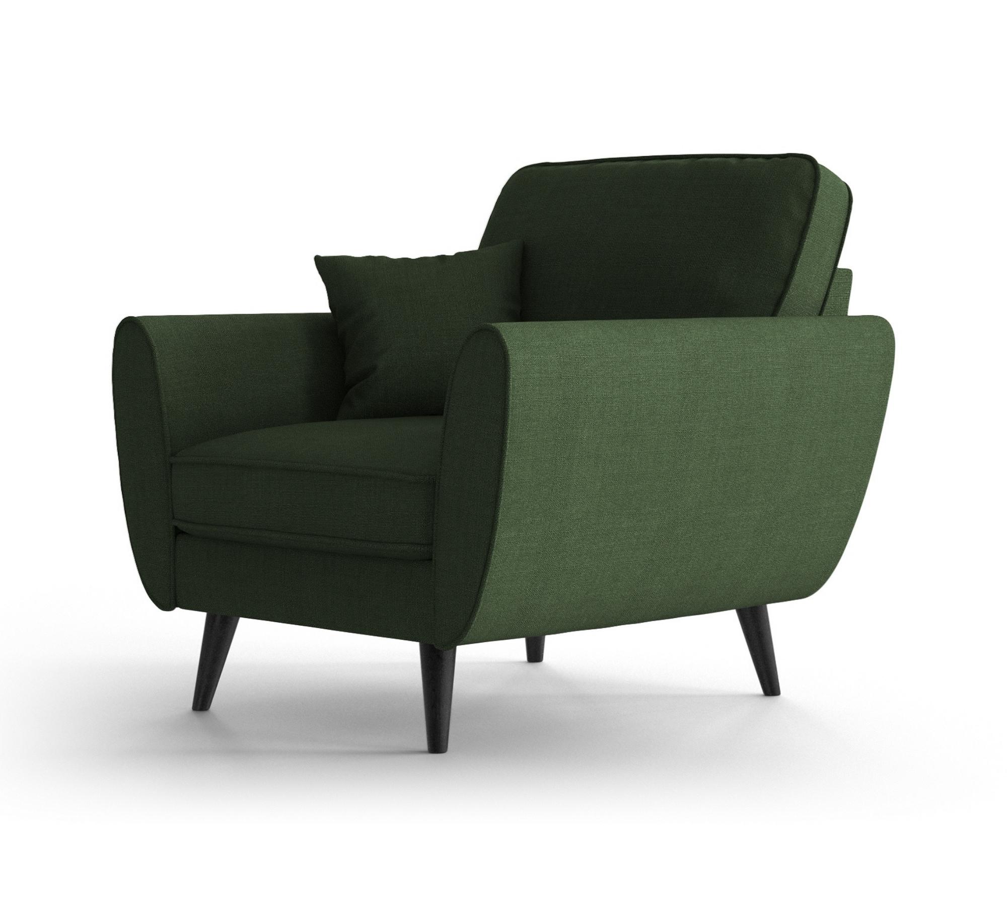 Auteuil Sessel Waldgrün EU-Produktion zertifiziert ÖKO-TEX