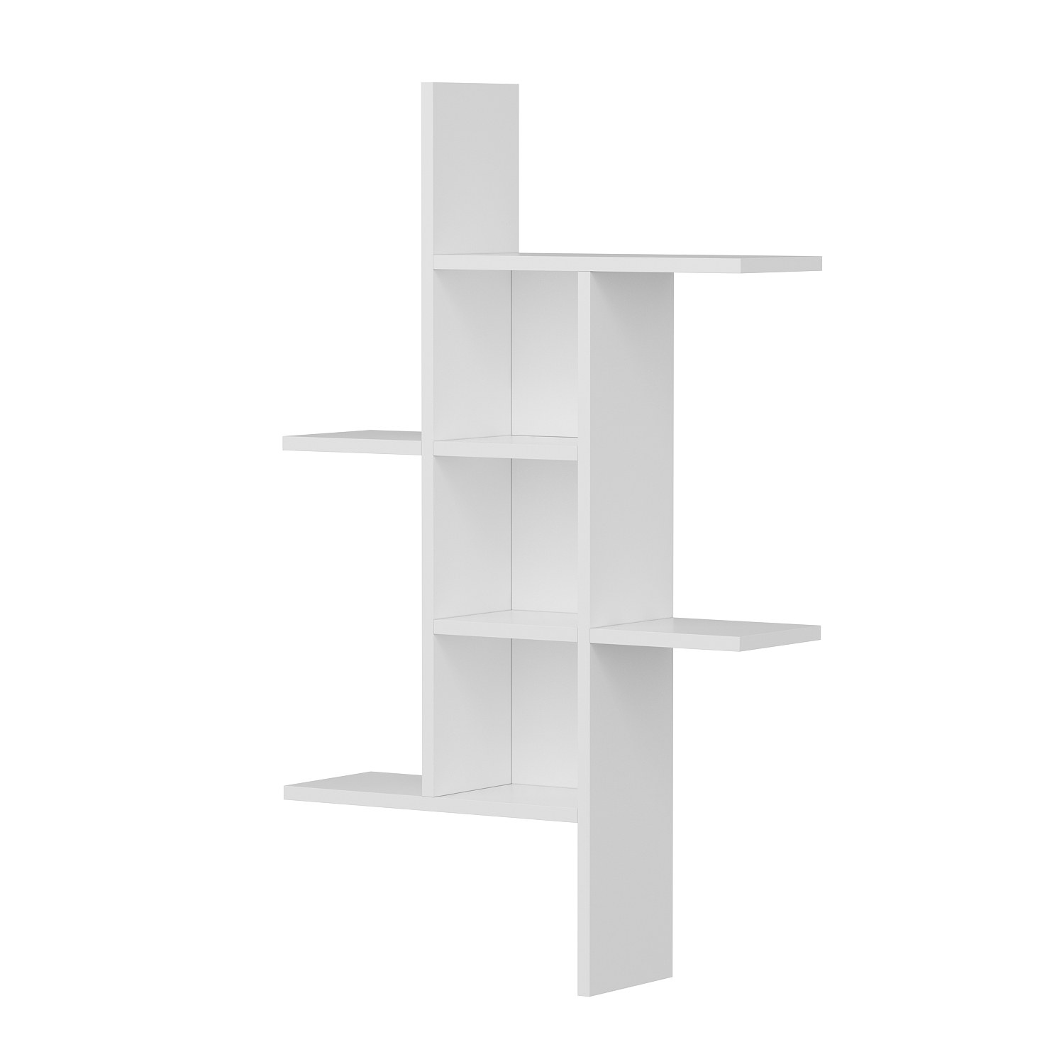 Madagascar Wall Shelf Wood Veneer White