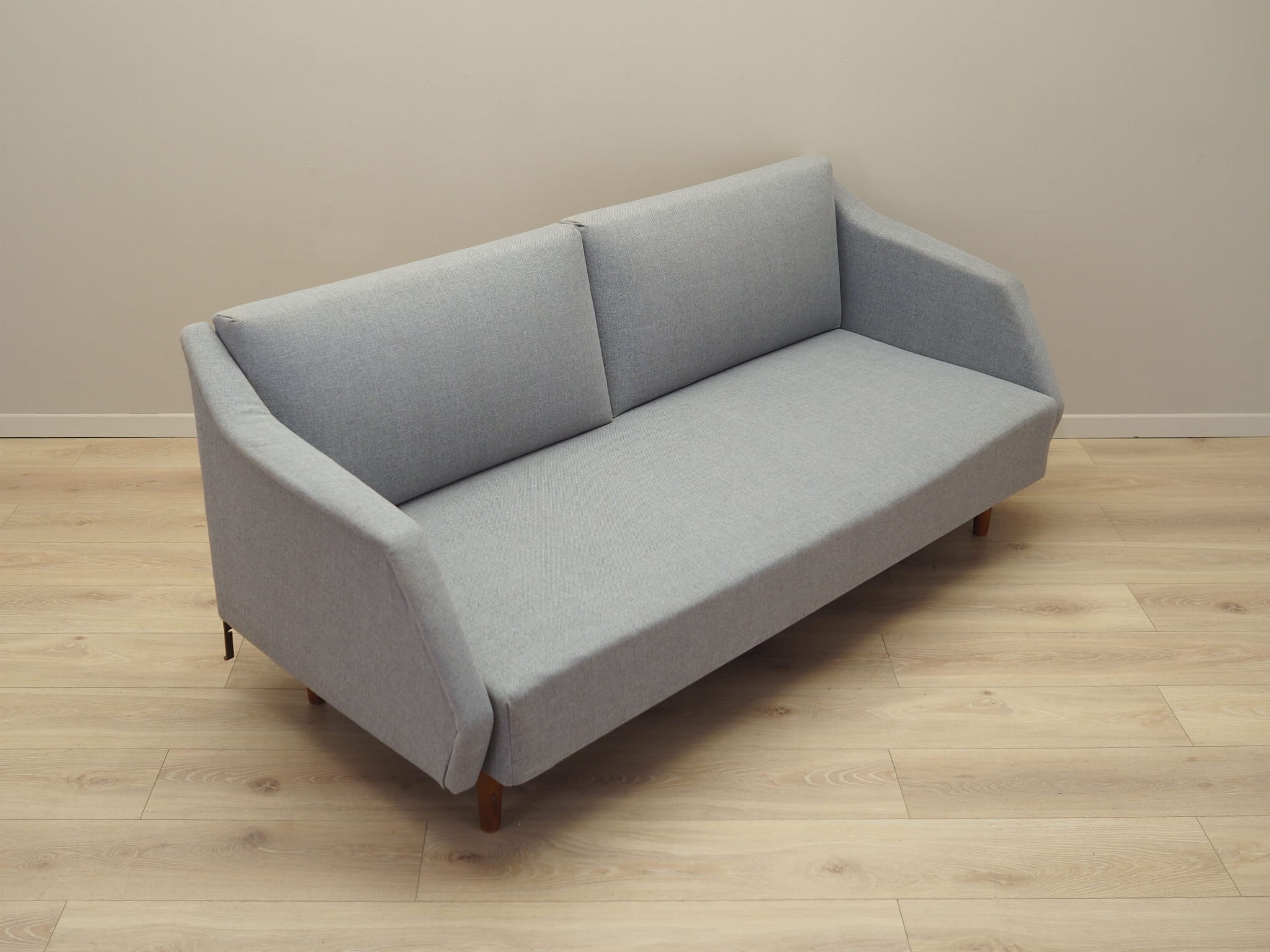 Sofa Textil Grau 1960er Jahre 