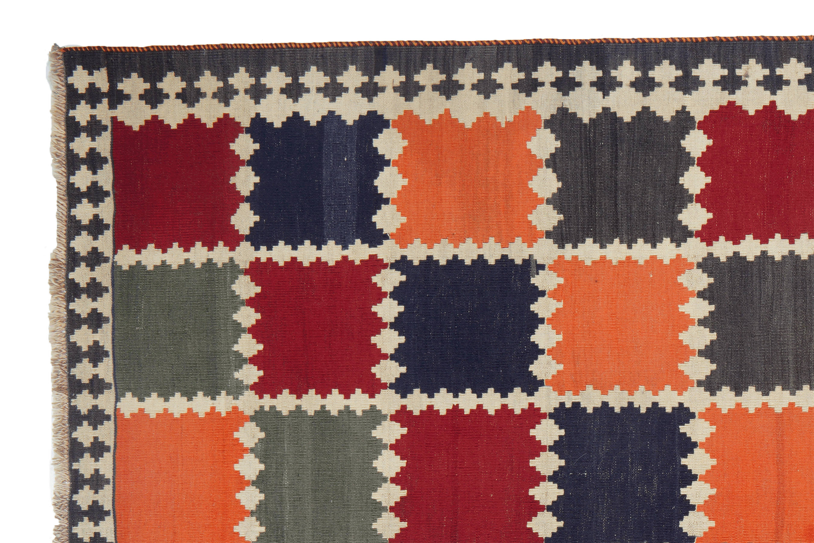 Kilim Gashgai Teppich Mehrfarbig