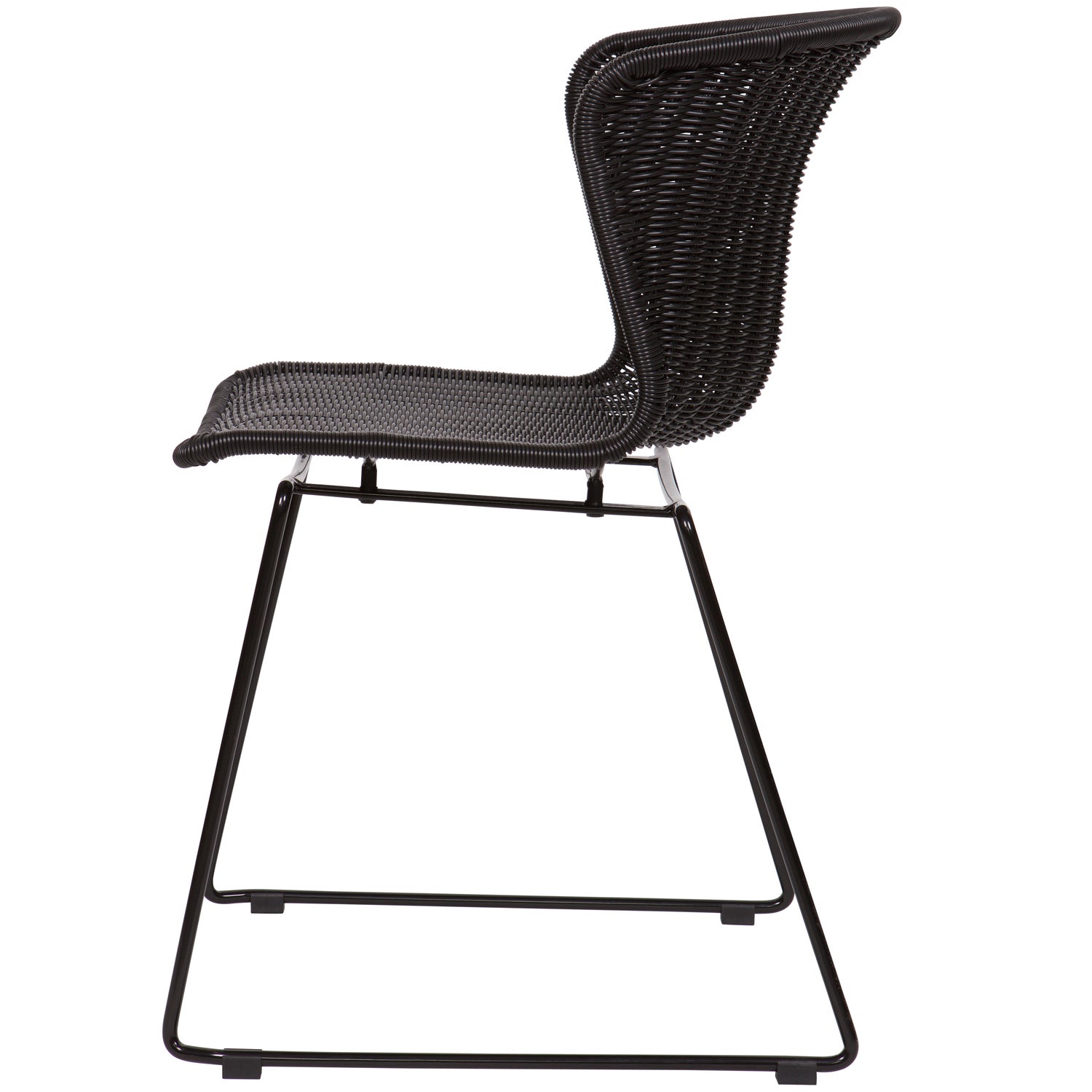 2x Wings Garden Chair Black