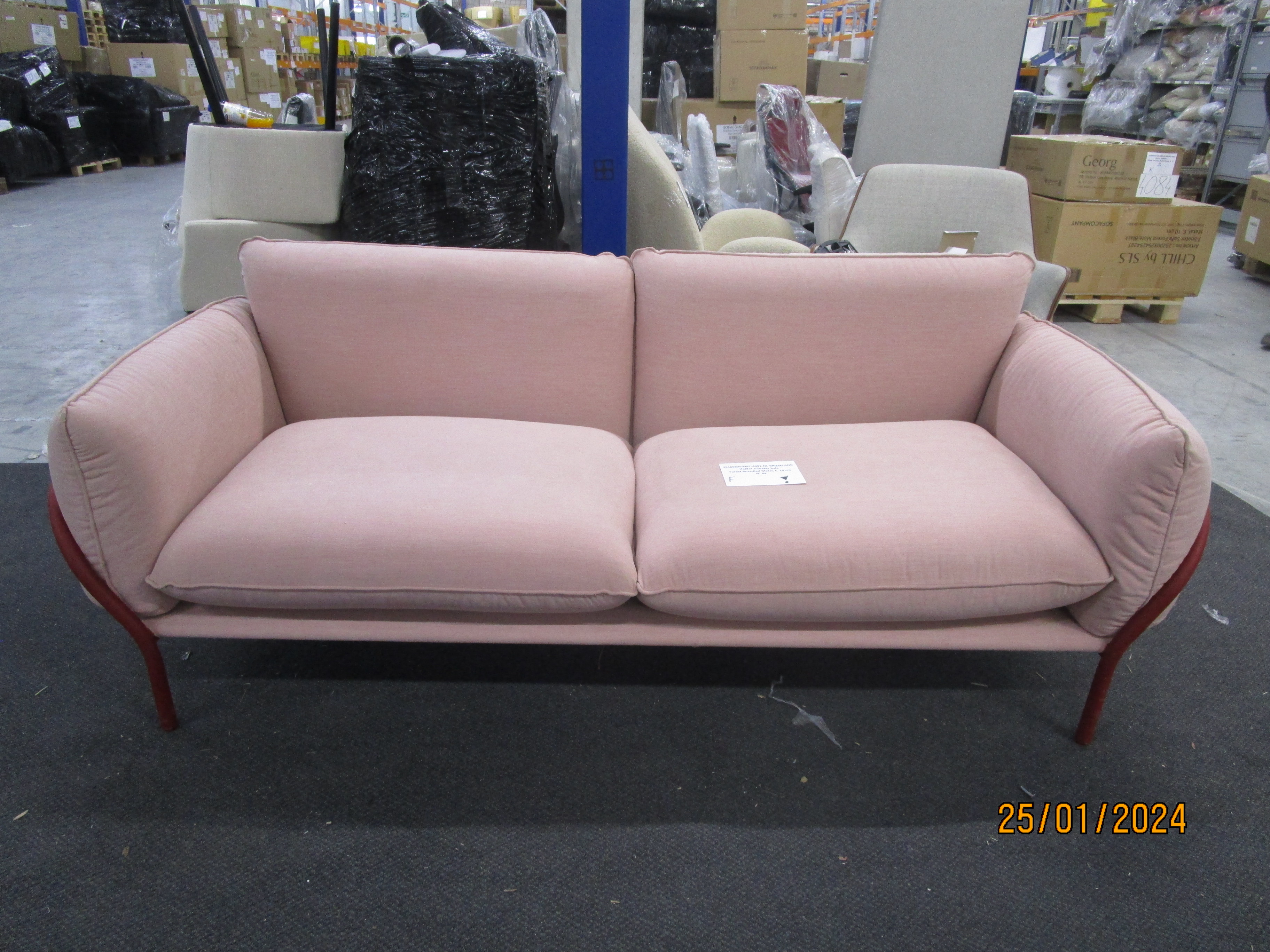 Holder Sofa 3-Sitzer Forest Rosa