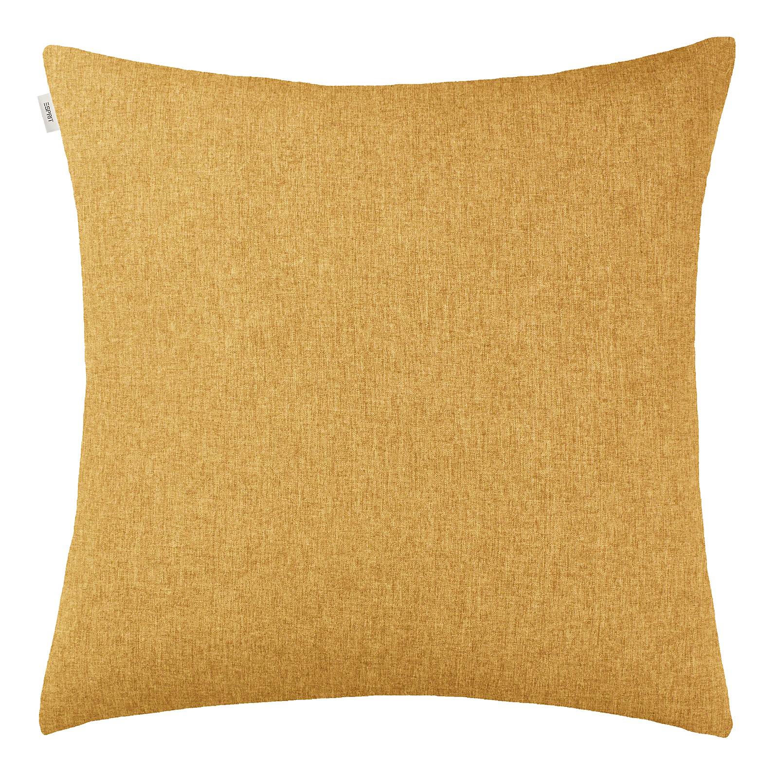 Harp Structure Kissenbezug Polyester Senfgelb 60 x 60 cm
