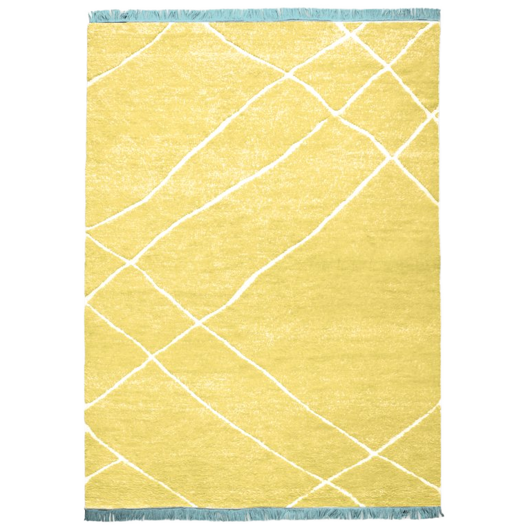 Teppich Handgemacht HKLIVING Wolle