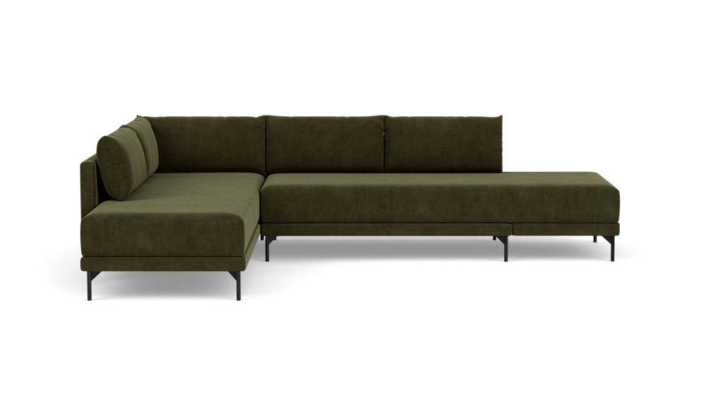 Vivica Sofa Recamiere Right Moss Olive