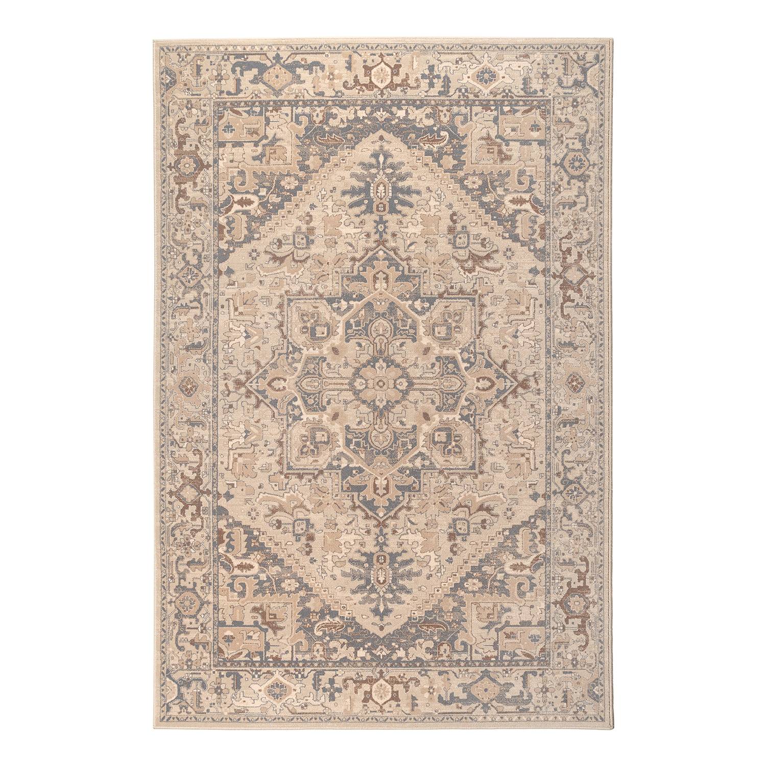Floresti VII Carpet Pure Wool Beige 80 x 150 cm