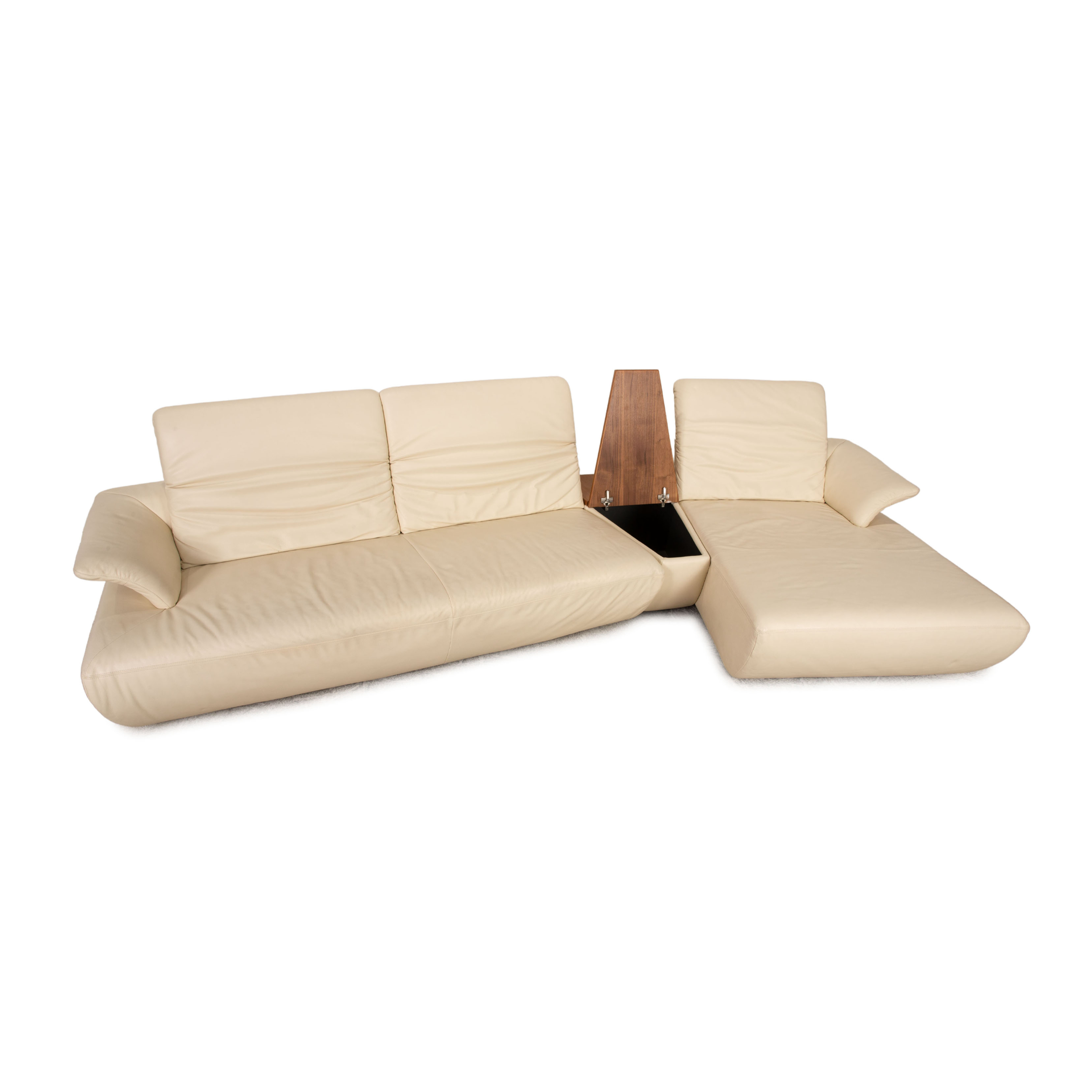 Avanti Ecksofa Leder Creme