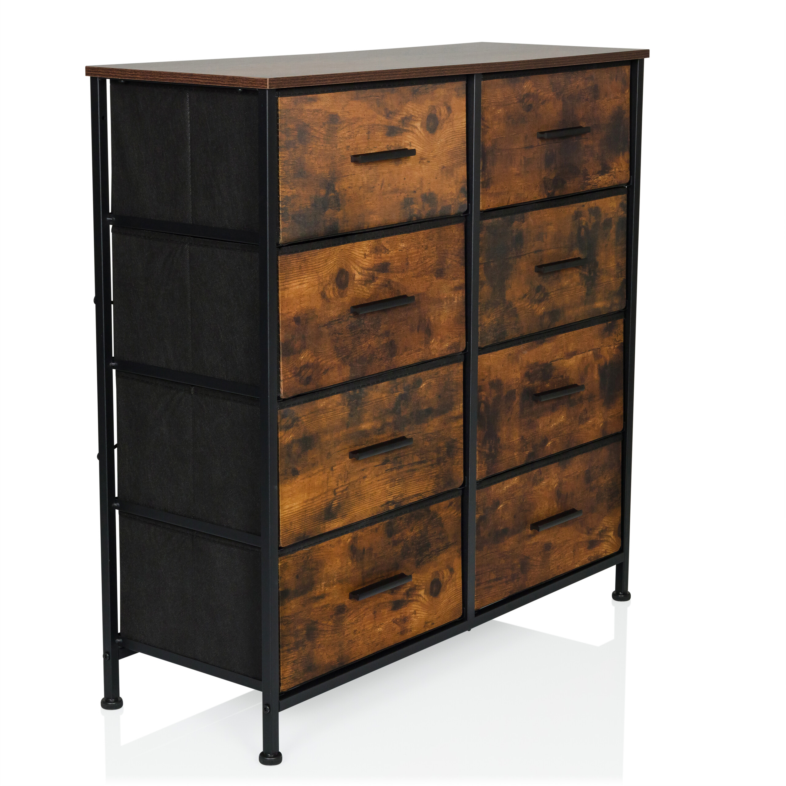 RAGALA LIGHT Wood veneer chest of drawers