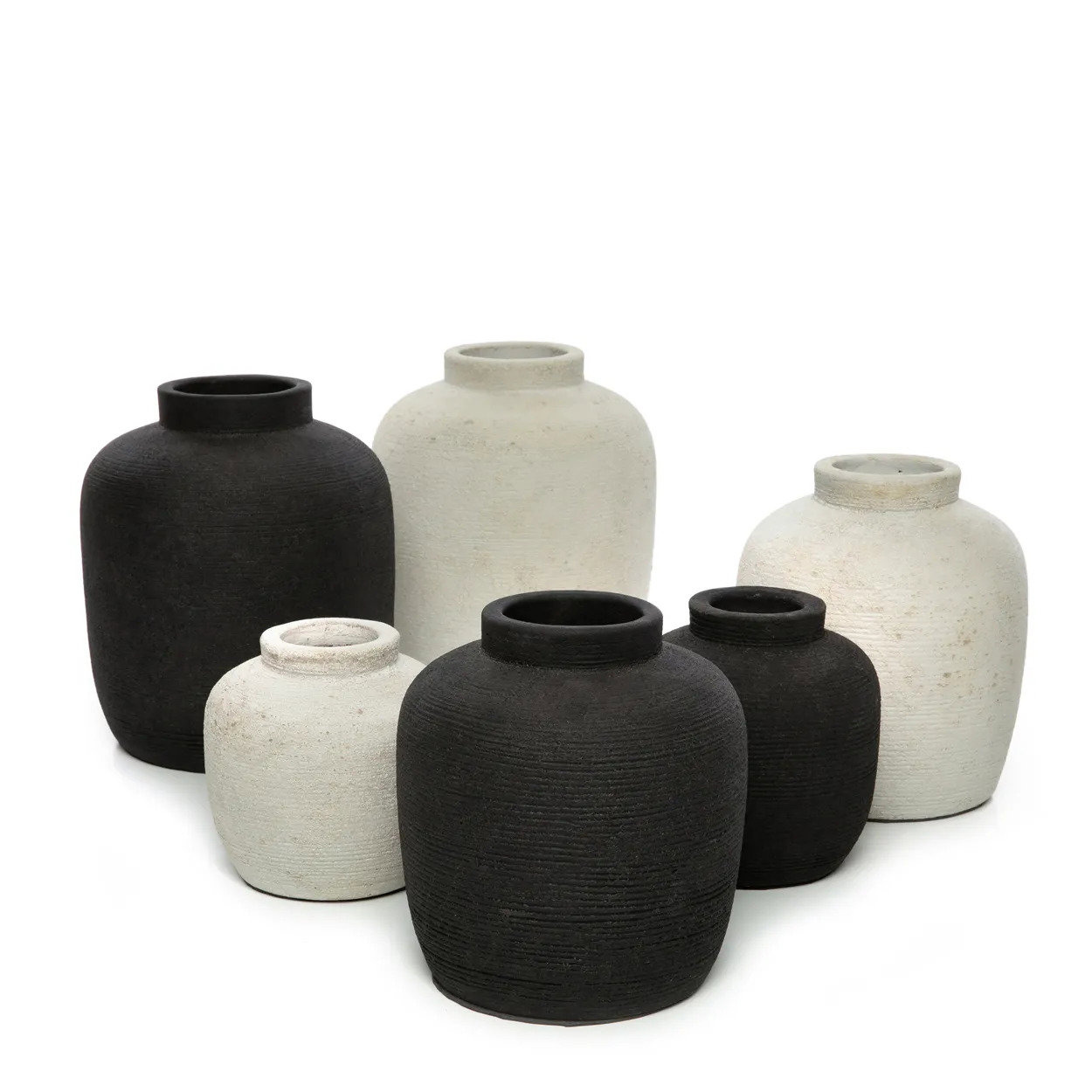 Peaky Vase Schwarz