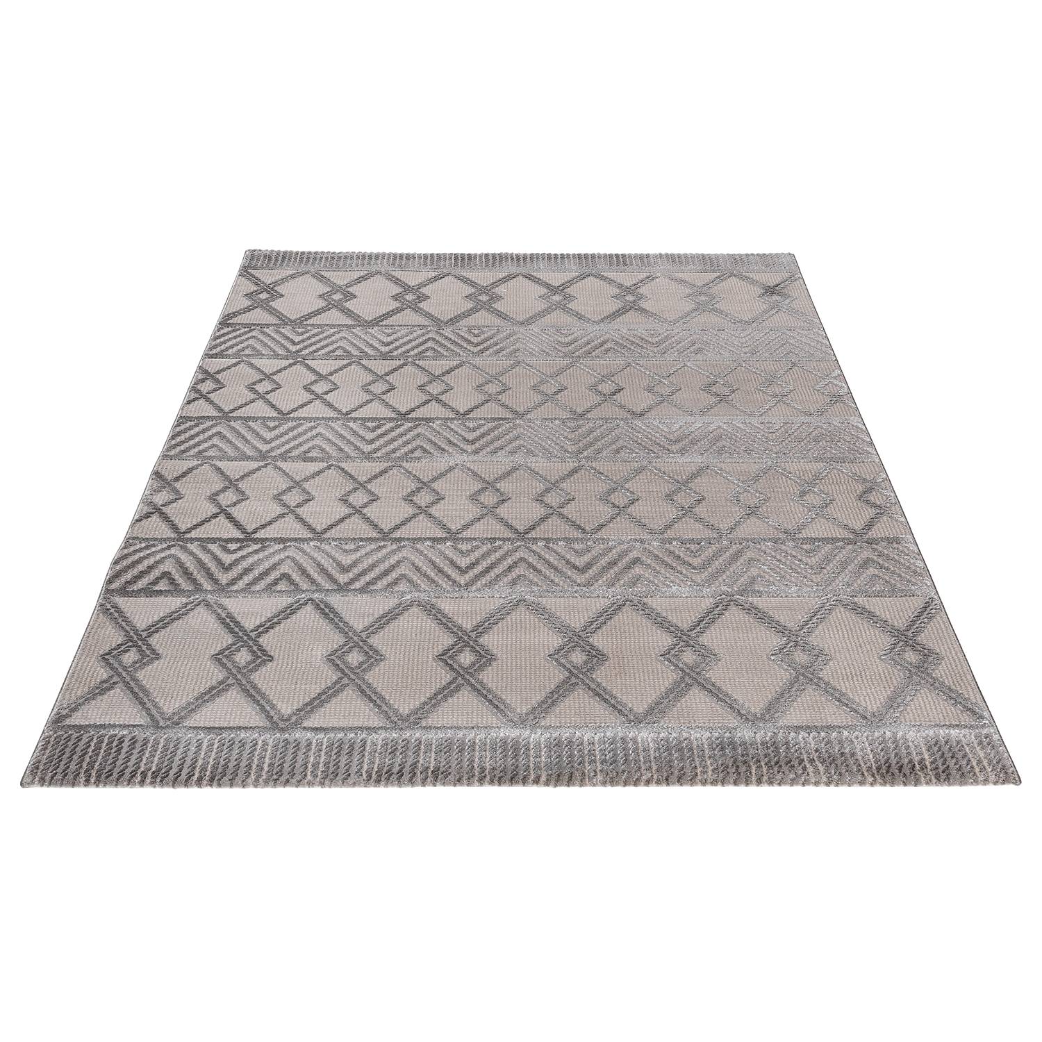 Kurzflorteppich Luxury 6200 II Grau